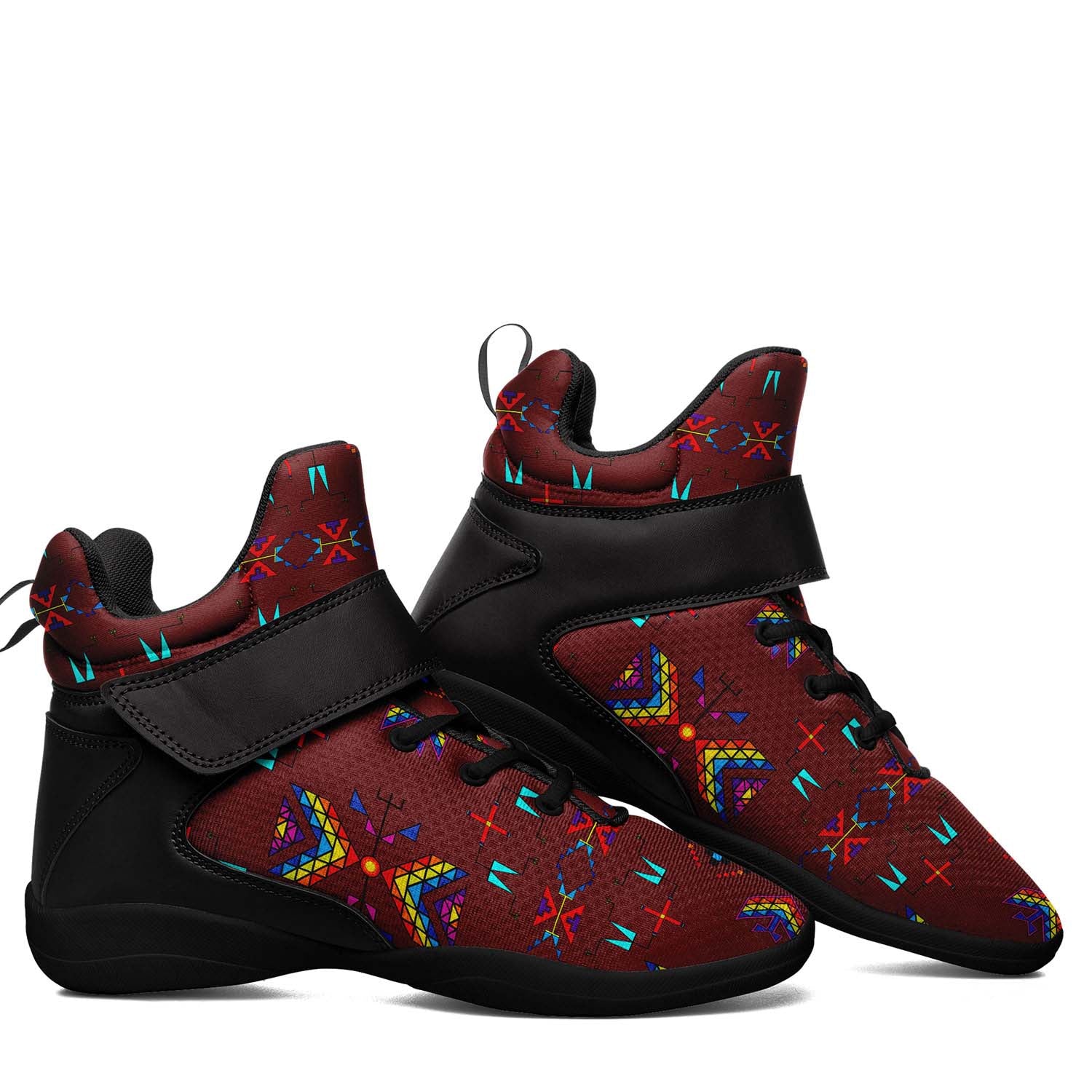 Rainy Chief Rainbow Earth Clay Ipottaa Basketball / Sport High Top Shoes - Black Sole