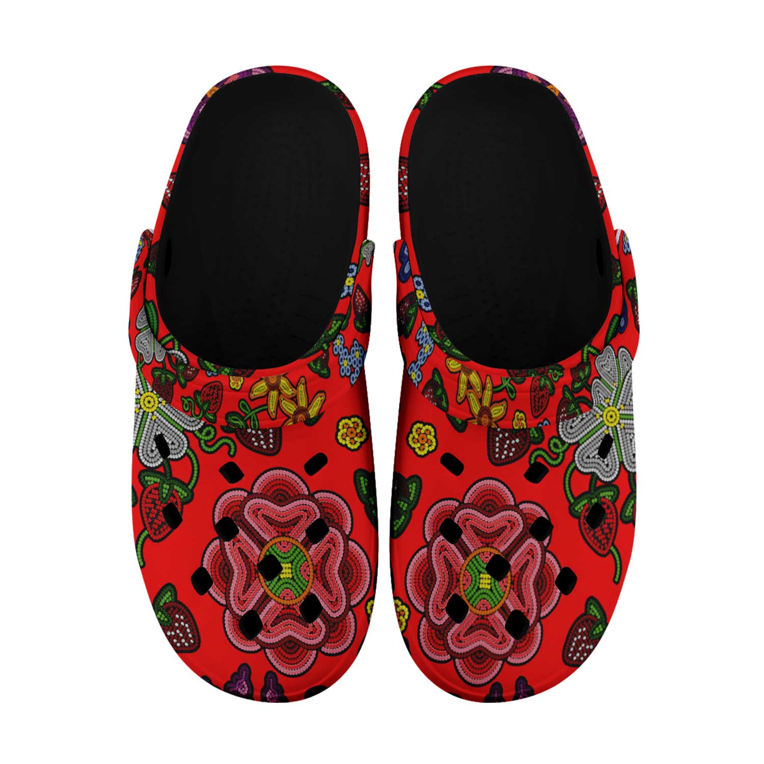 Berry Pop Fire Muddies Unisex Clog Shoes