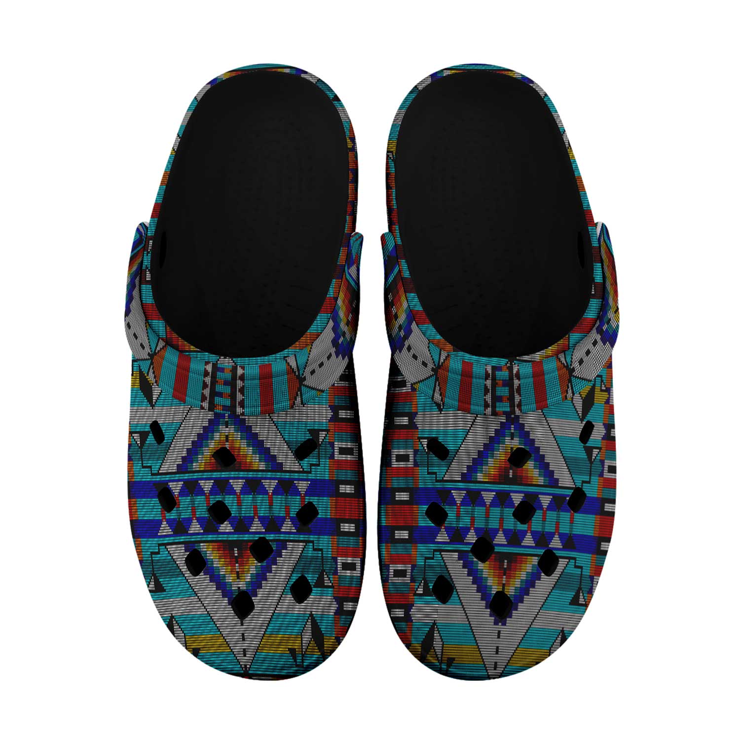 Medicine Blessing Turquoise Muddies Unisex Clog Shoes