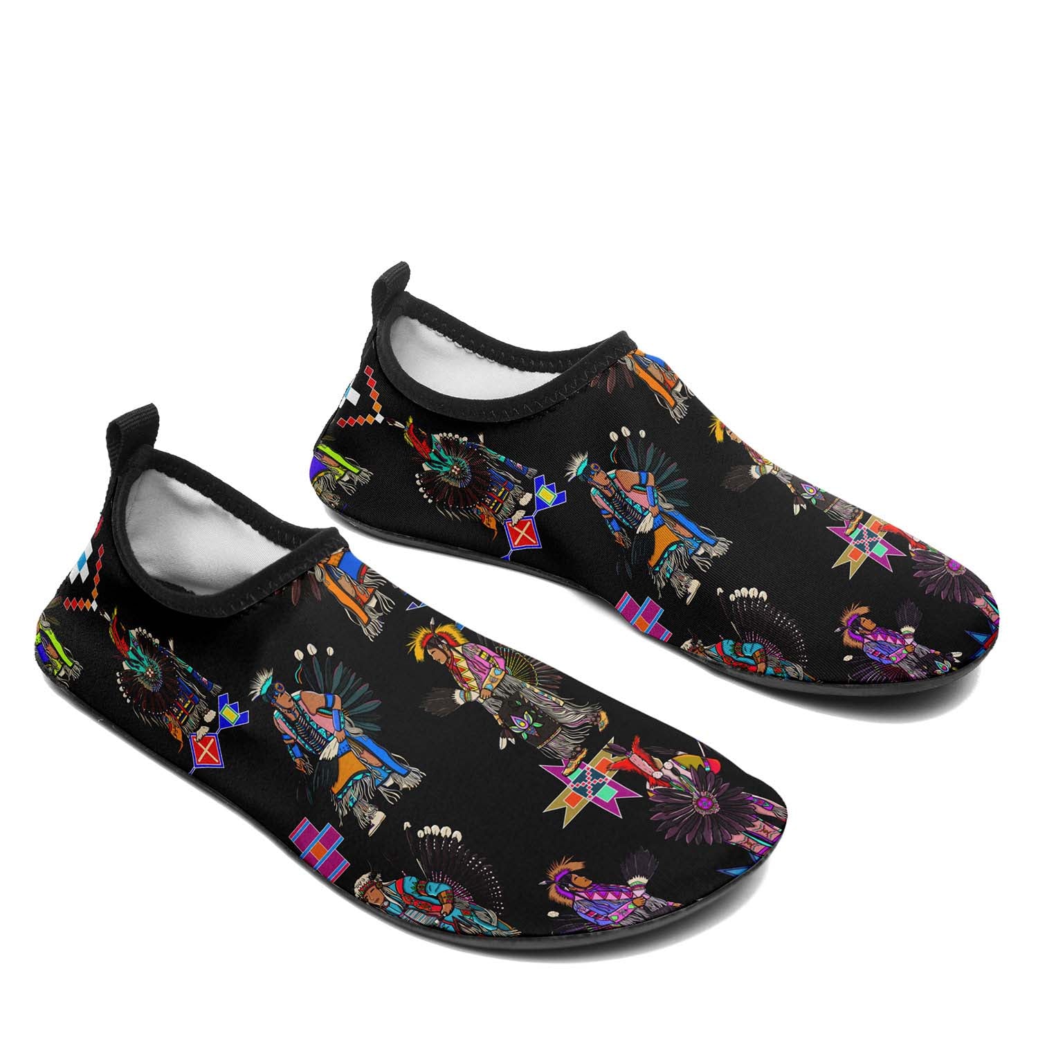 Men's Tradish Dancers Black Sockamoccs