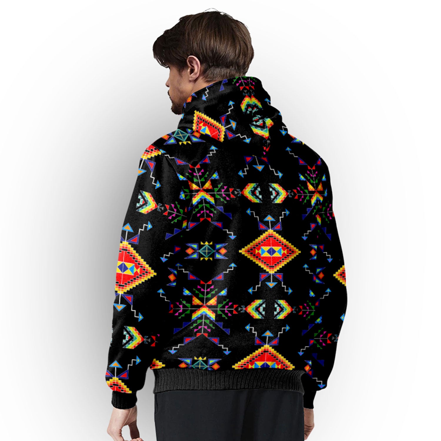 Buffalo Jump Black Sherpa Hoodie