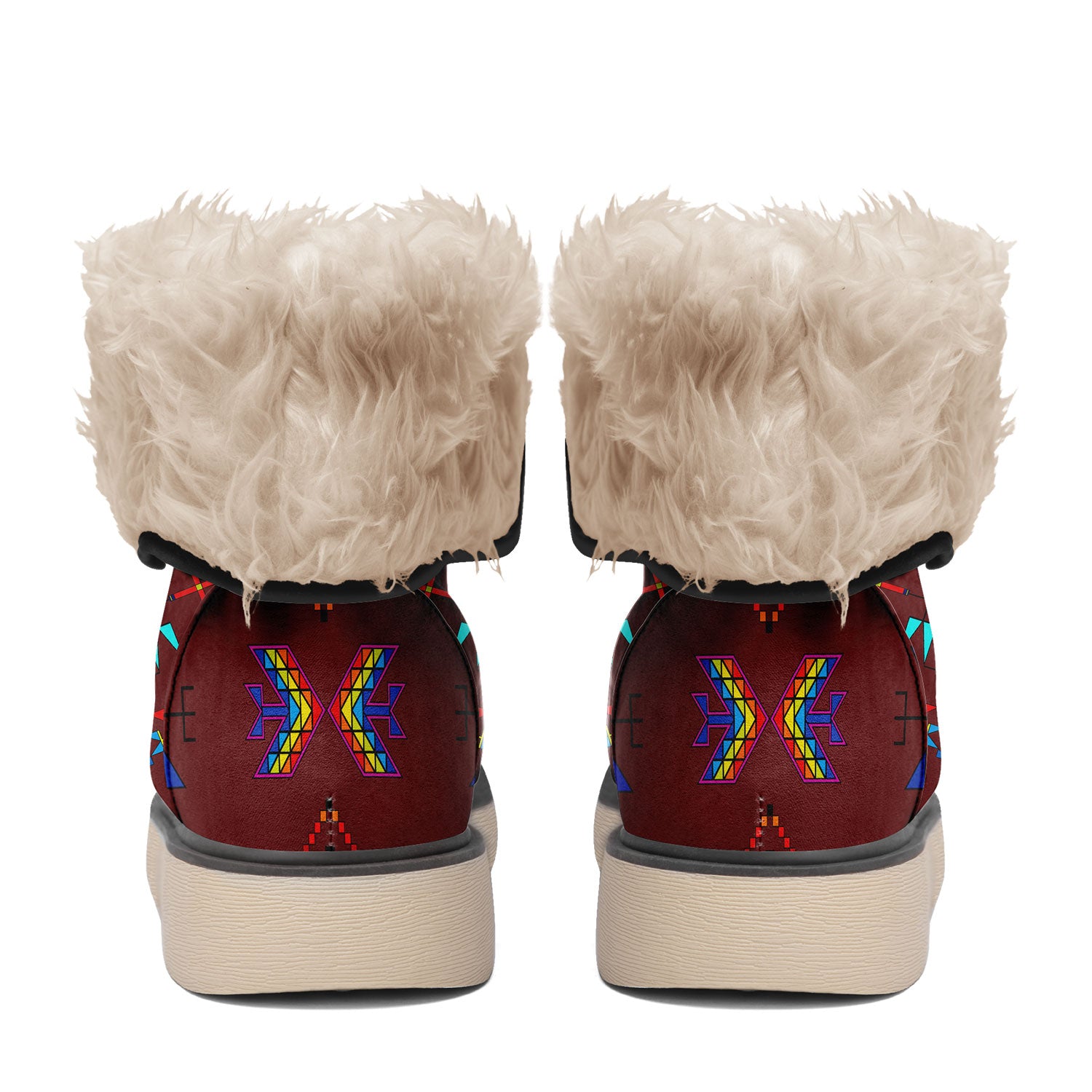 Rainy Chief Rainbow Earth Clay Polar Winter Boots