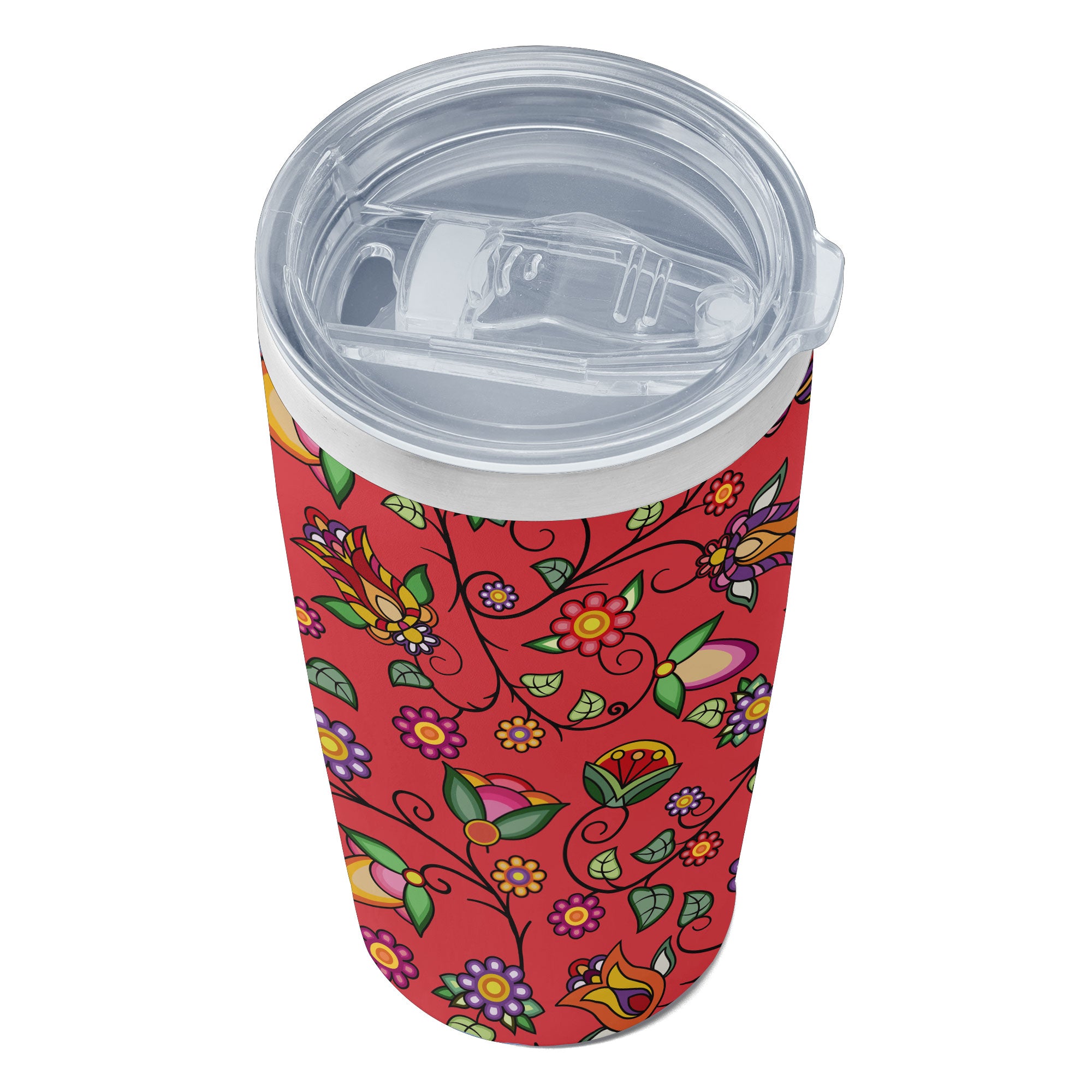 Heartbeat Petals Red 15OZ Tumbler