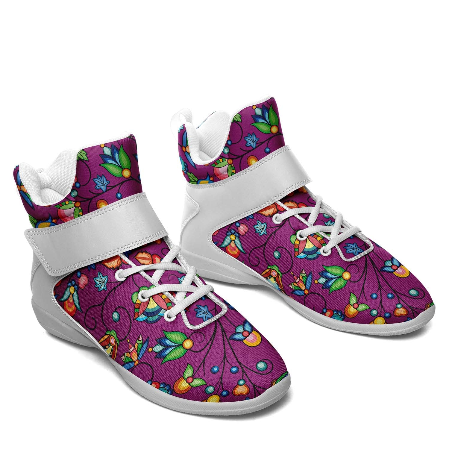 Prairie Plains Spirit Berry Soup Ipottaa Basketball / Sport High Top Shoes - White Sole