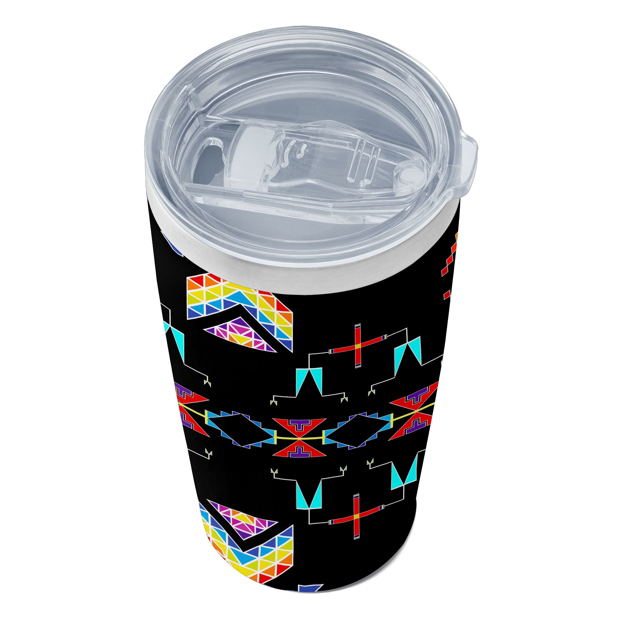 Rainy Chief Rainbow Black 15OZ Tumbler