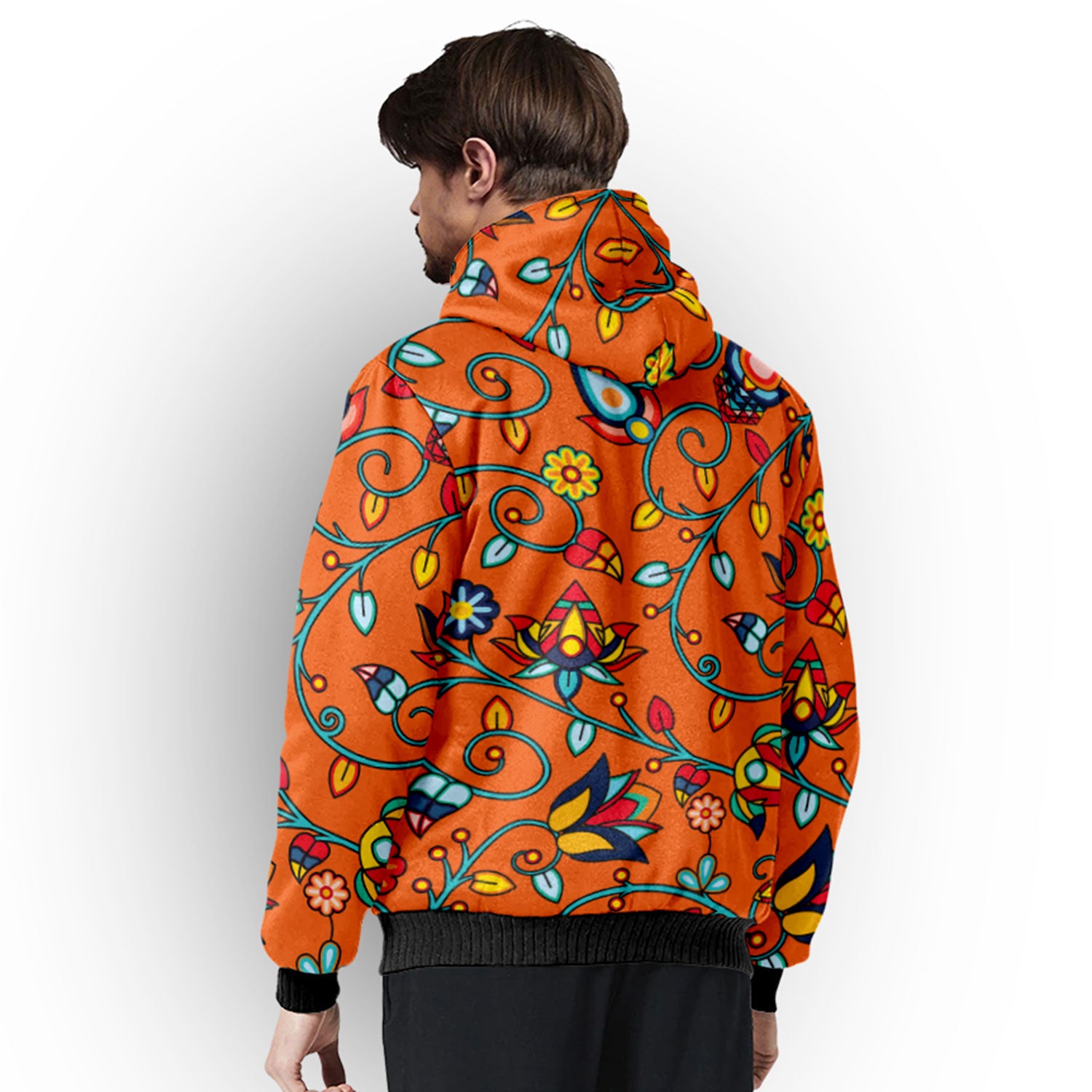 Thorny Path ECM Orange Sherpa Hoodie