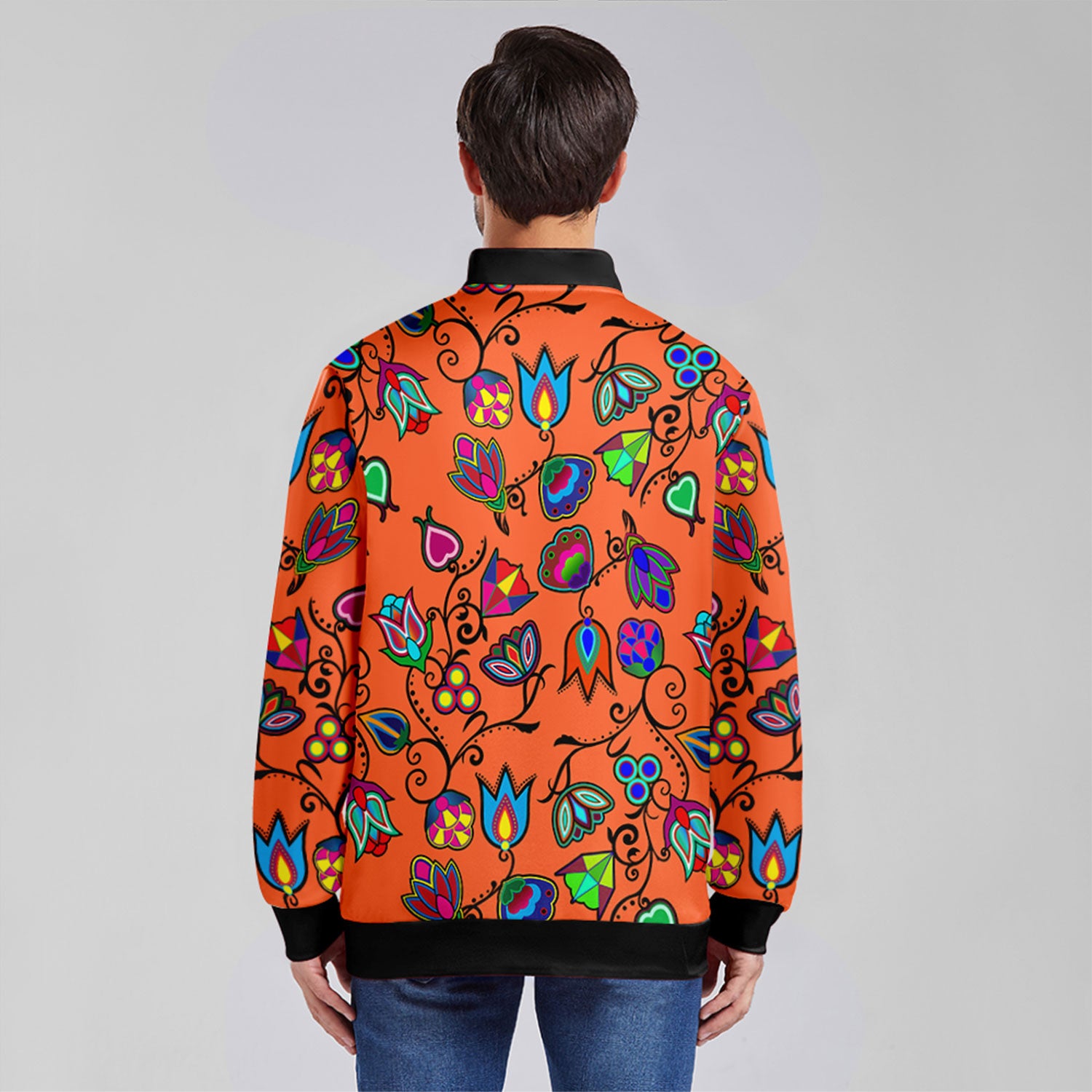 Indigenous Paisley Sierra Zippered Collared Lightweight Jacket