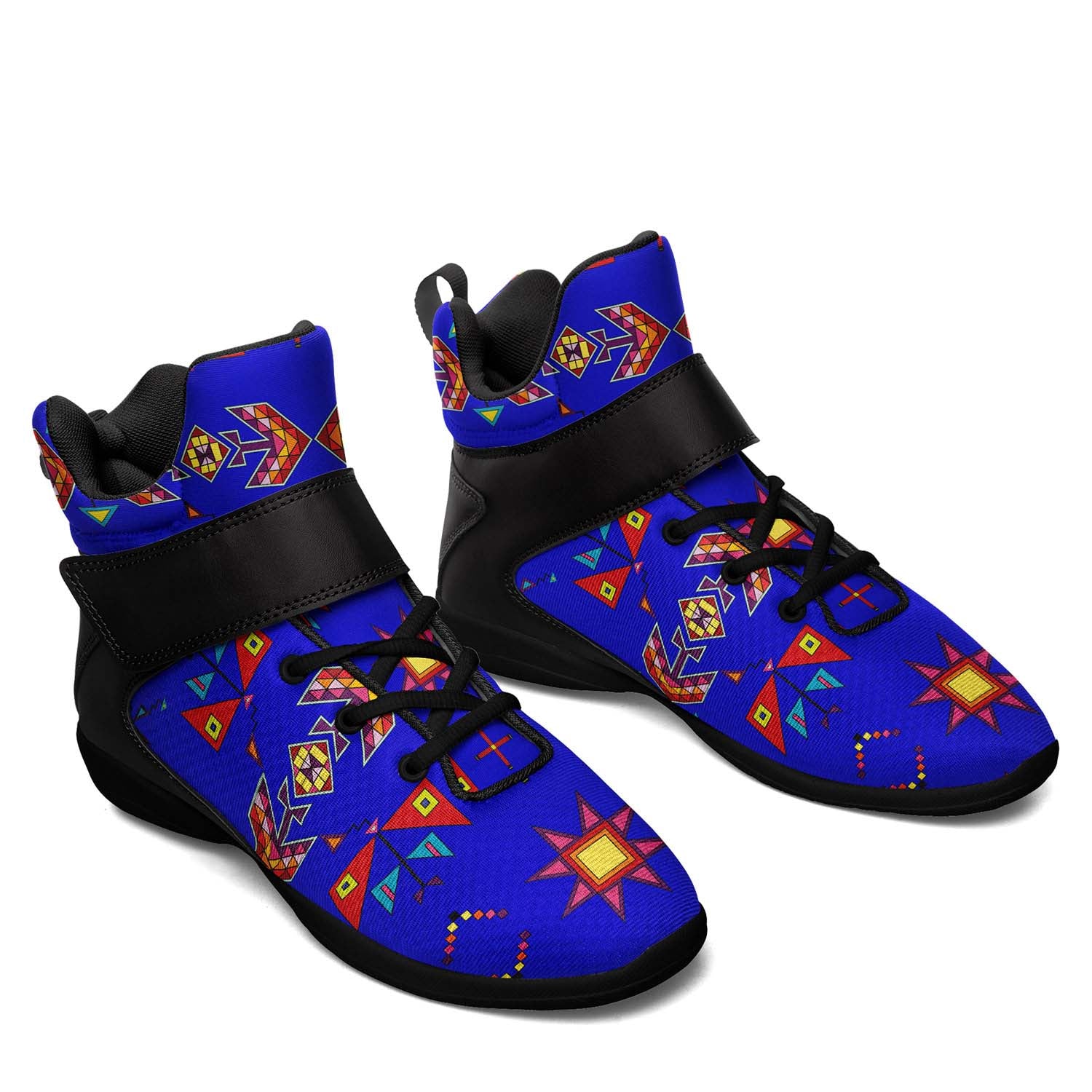 Scattered Generations Royal Ipottaa Basketball / Sport High Top Shoes - Black Sole