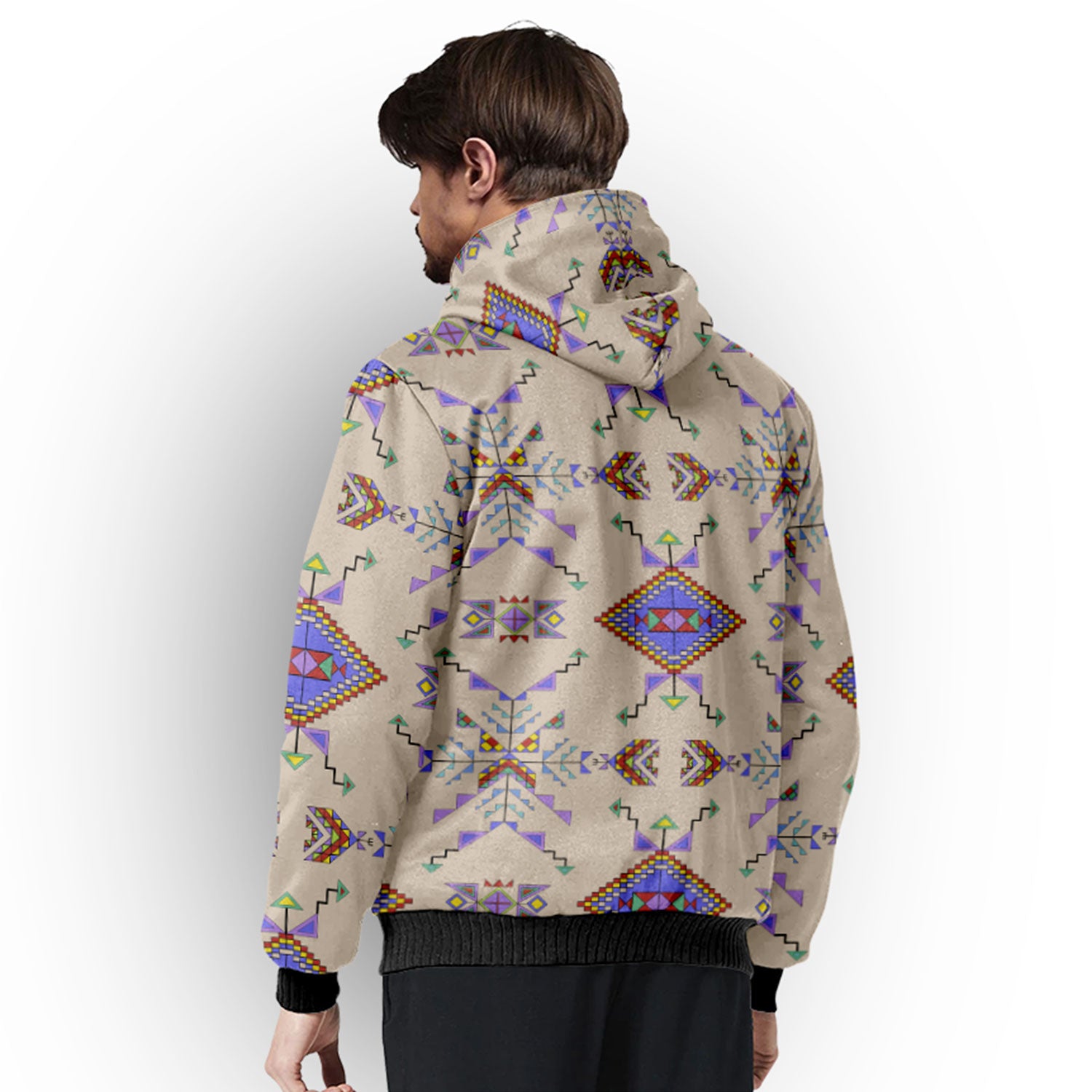 Buffalo Jump Hide Sherpa Hoodie