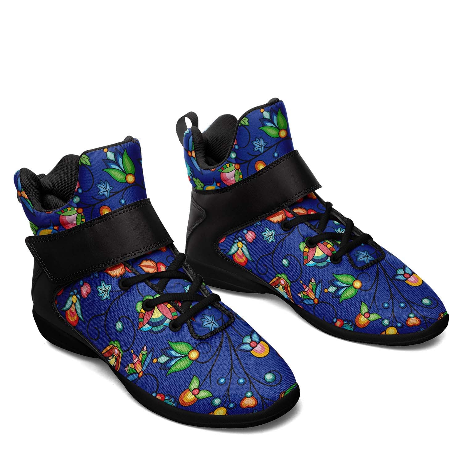 Prairie Plains Spirit Nightfall Ipottaa Basketball / Sport High Top Shoes - Black Sole