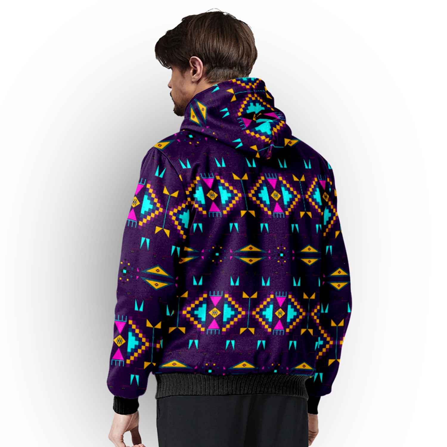 Rite of Passage Dark Purple Sherpa Hoodie