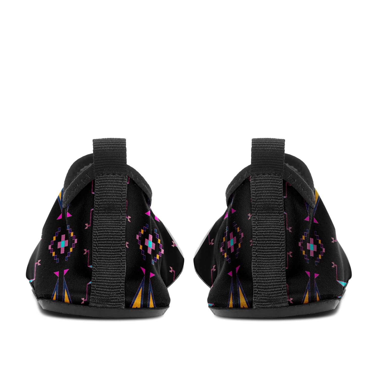 Rite of Passage Black Kid's Sockamoccs Slip On Shoes