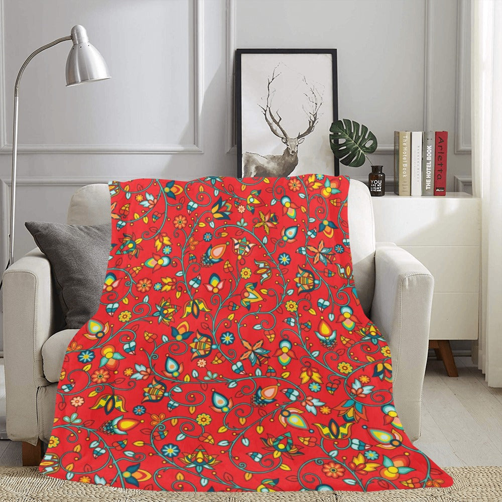 Thorny Path Red Ultra-Soft Micro Fleece Blanket 60"x80"