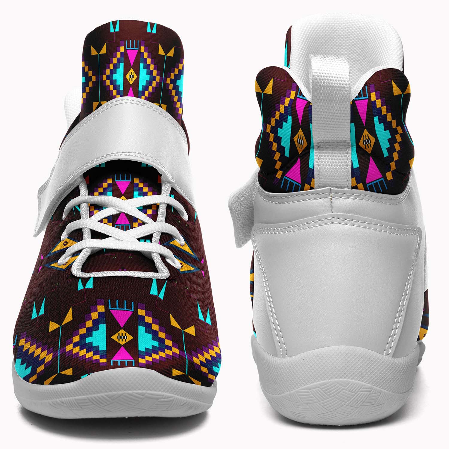 Rite of Passage Pemmican Berry Ipottaa Basketball / Sport High Top Shoes - White Sole