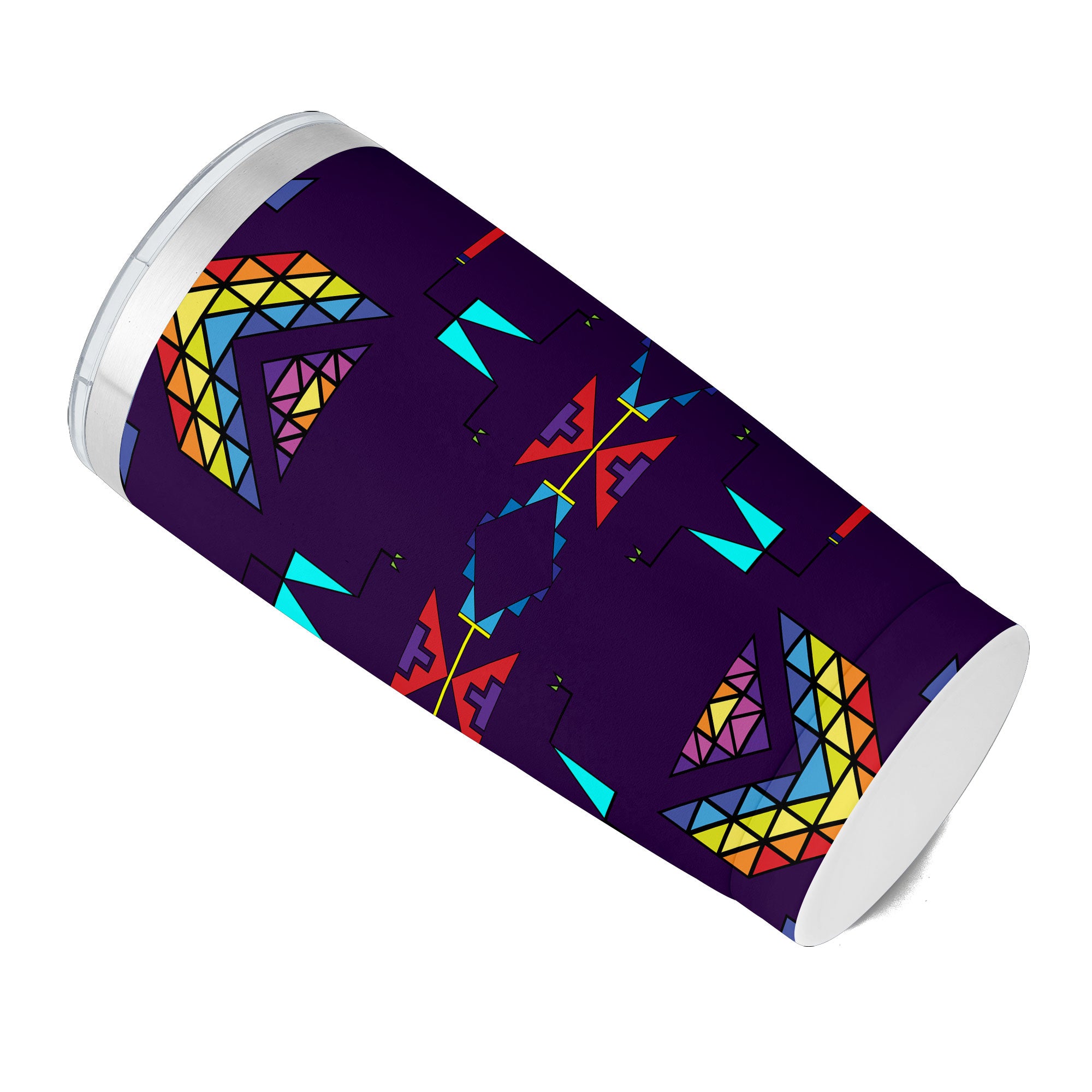 Rainy Chief Rainbow Dark Purple 15OZ Tumbler