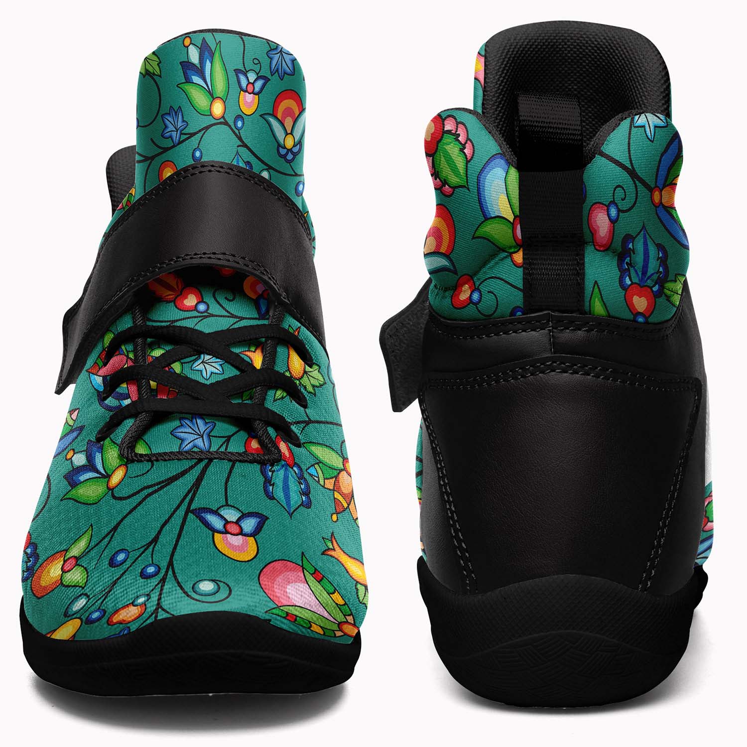Prairie Plains Spirit Afternoon Sky Ipottaa Basketball / Sport High Top Shoes - Black Sole