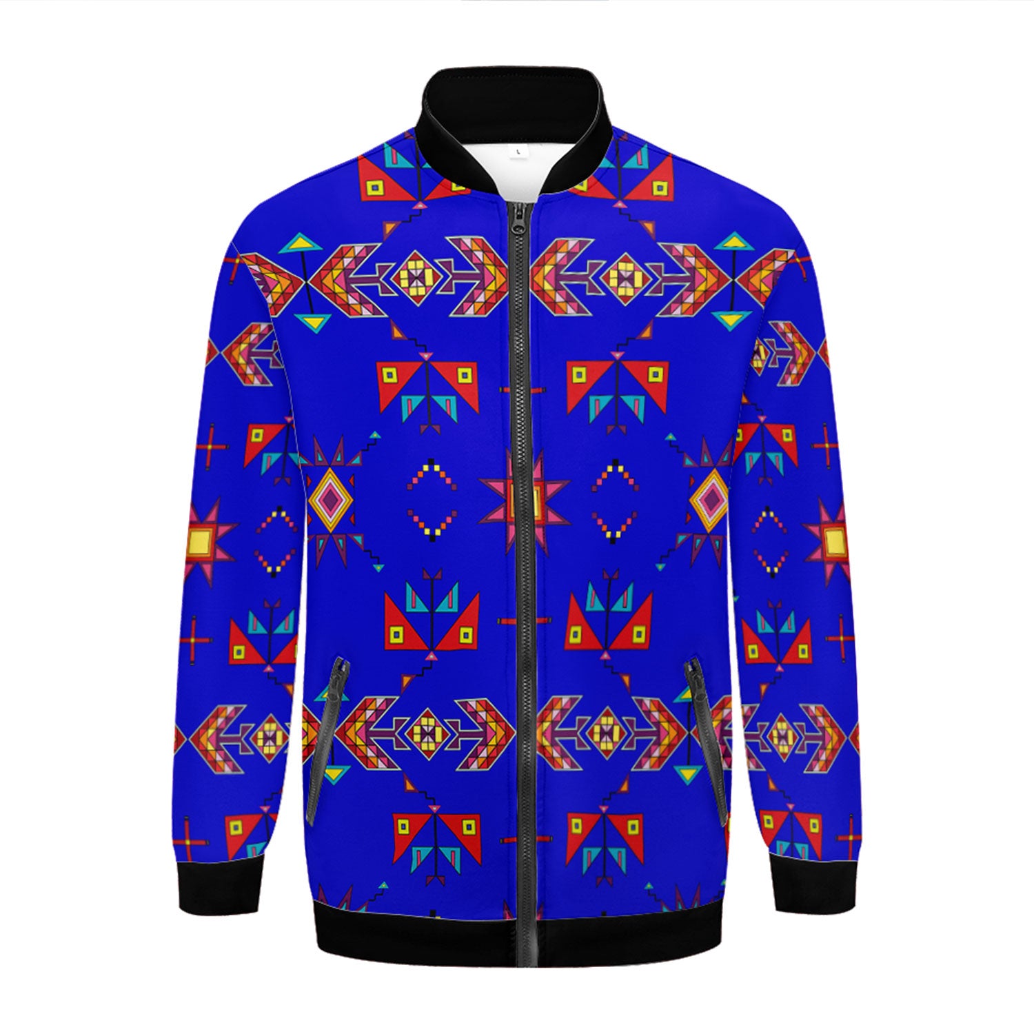 Scattered Generations Royal Zippered Collared Lightweight Jacket