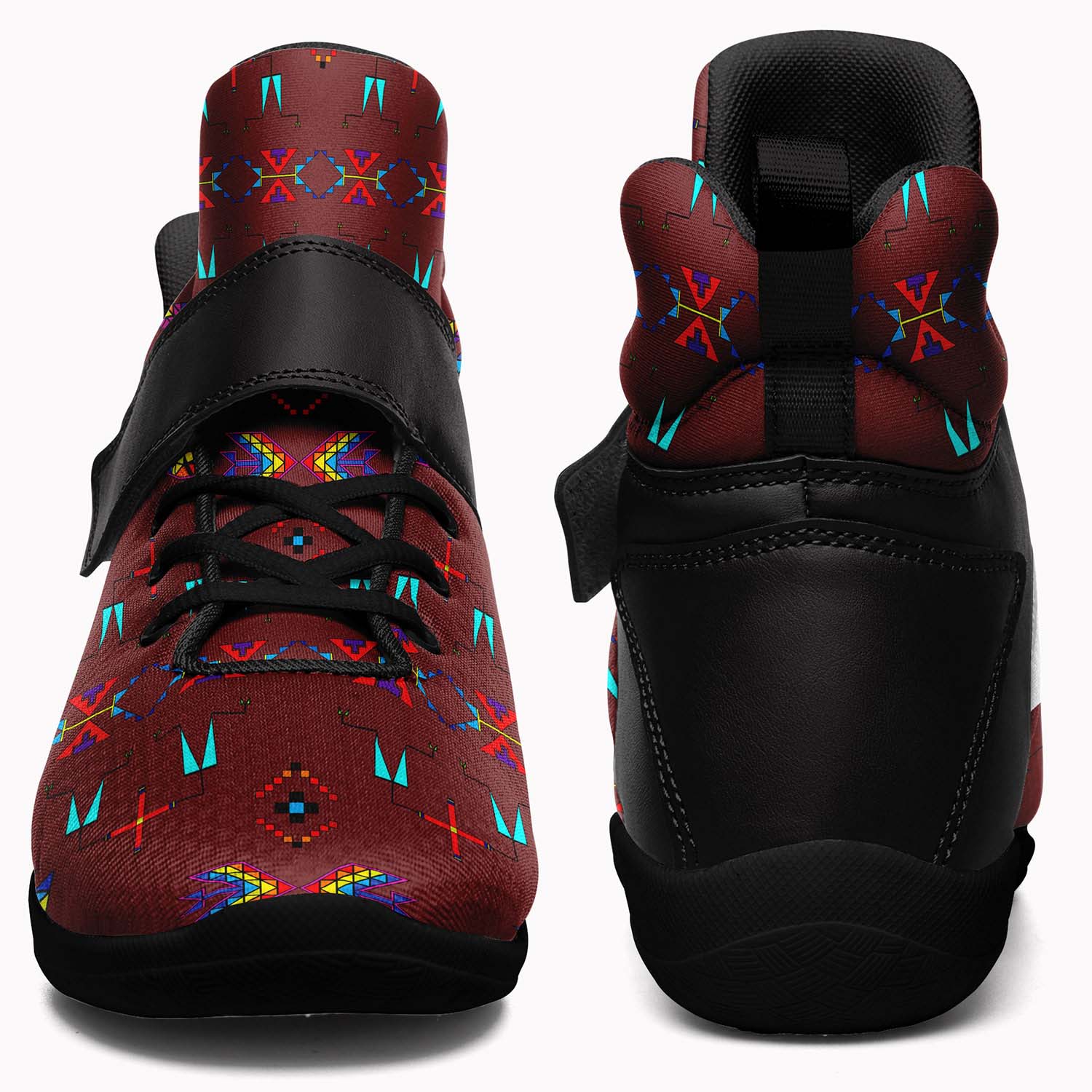 Rainy Chief Rainbow Earth Clay Ipottaa Basketball / Sport High Top Shoes - Black Sole