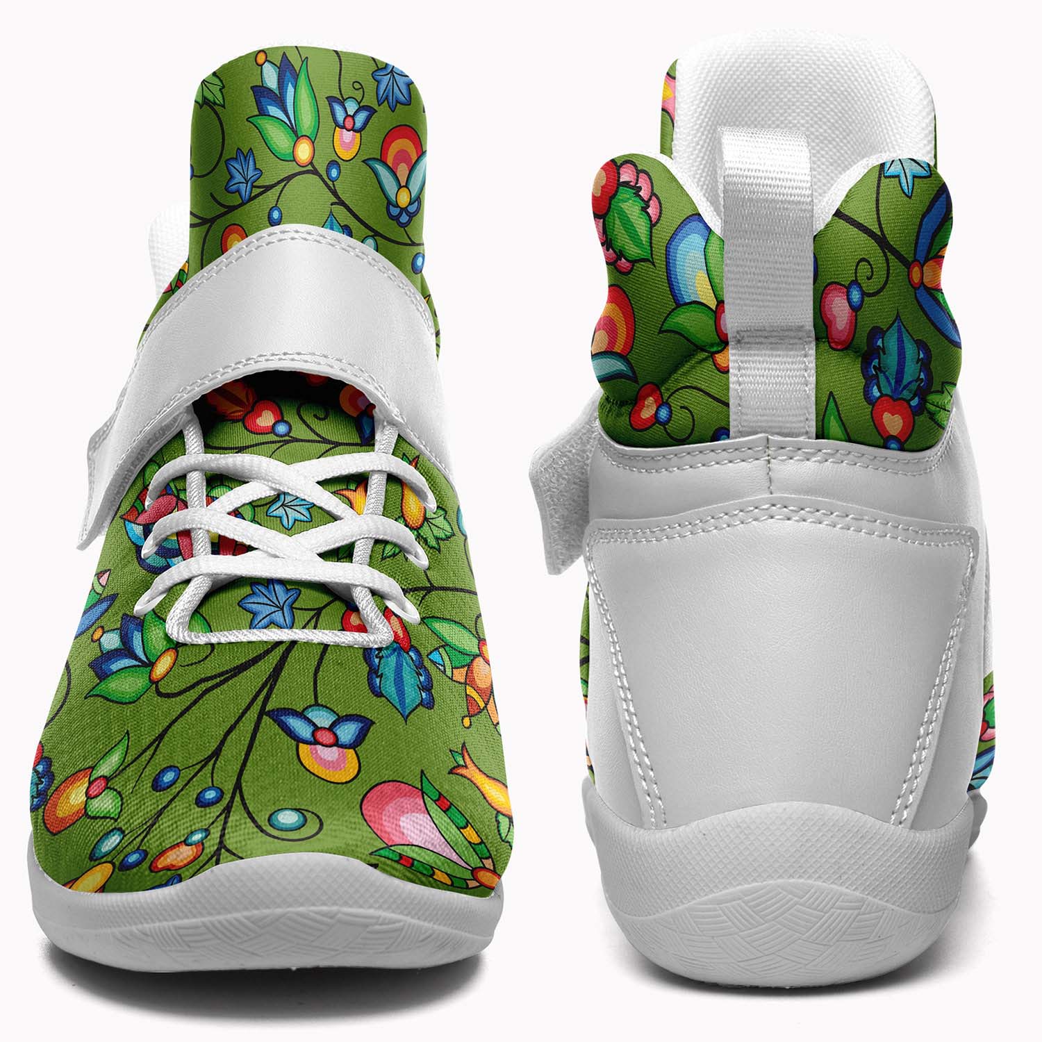 Prairie Plains Spirit Sweetgrass Ipottaa Basketball / Sport High Top Shoes - White Sole