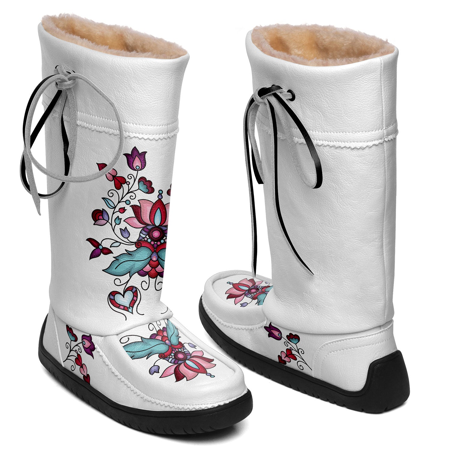 Snowlit Petal Dreams Real Leather MocLux