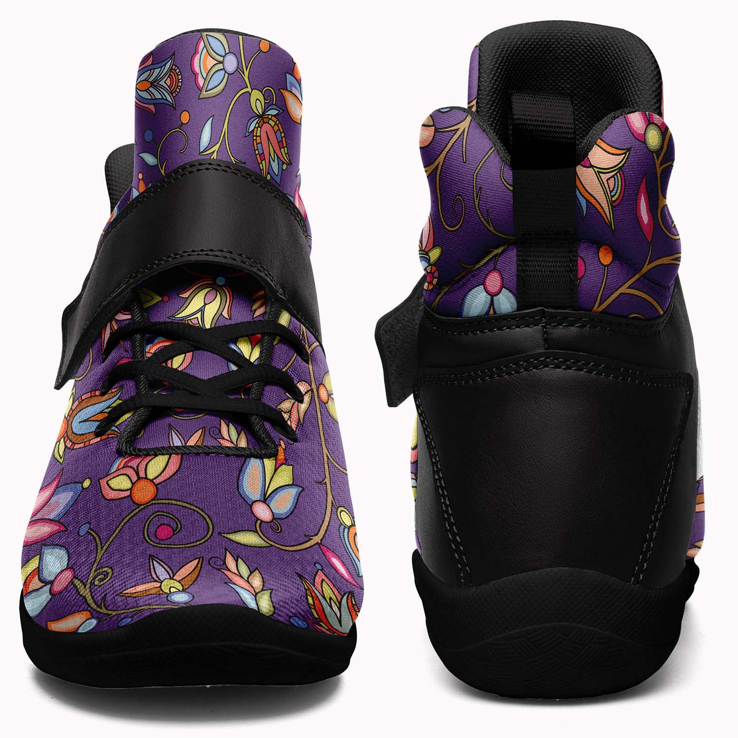 Buffalo Bloom Nightcloud Ipottaa Basketball / Sport High Top Shoes - Black Sole