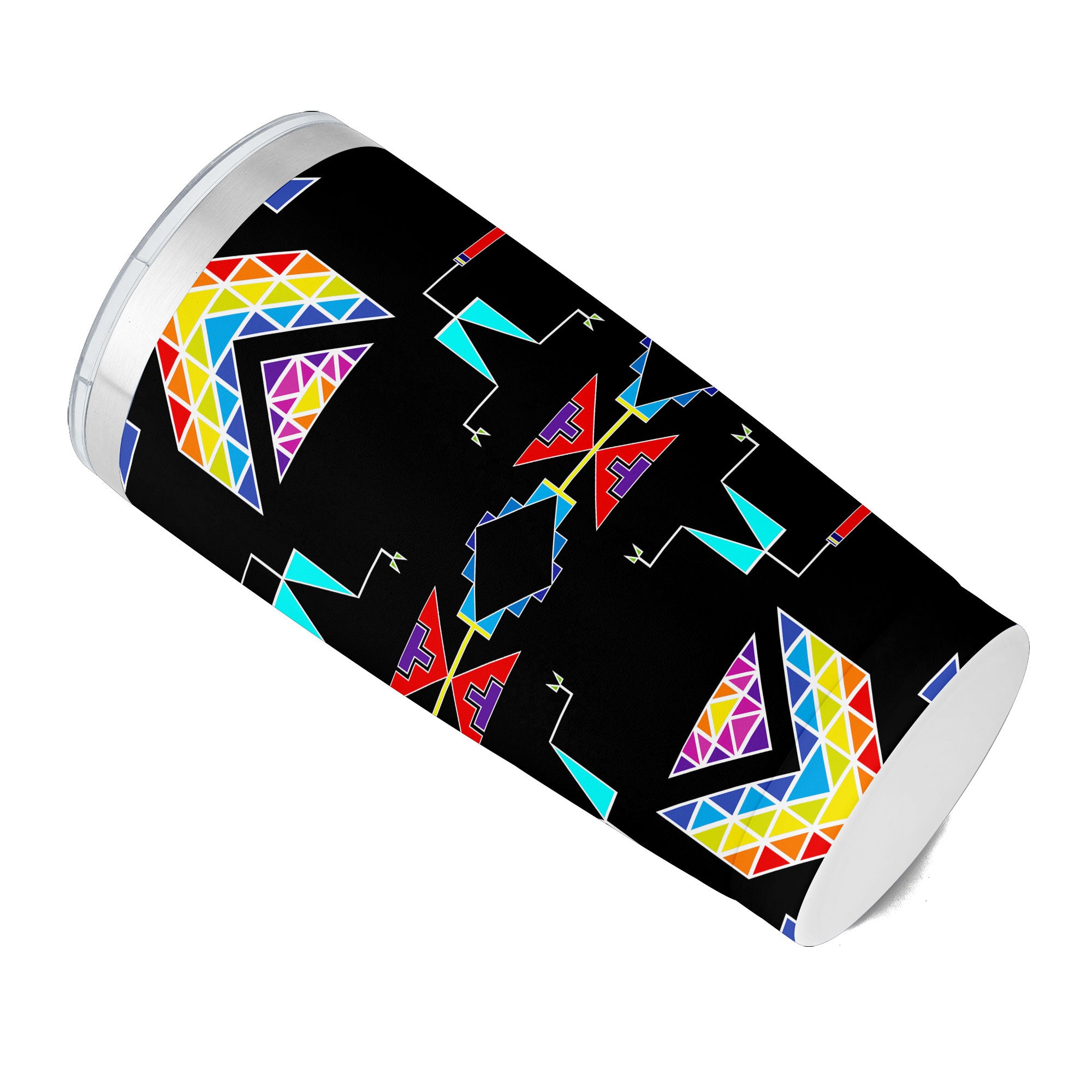 Rainy Chief Rainbow Black 15OZ Tumbler