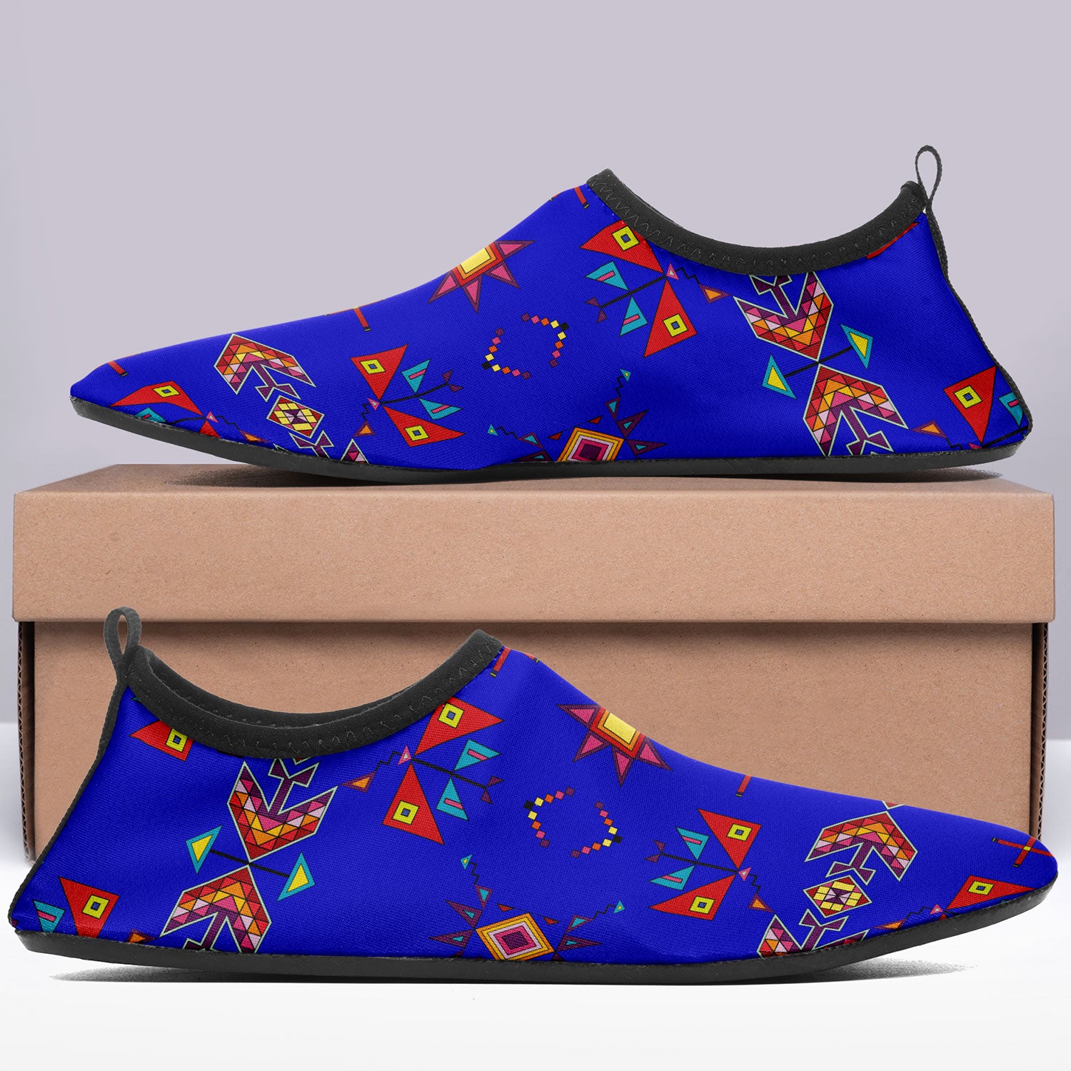 Scattered Generations Royal Kid's Sockamoccs Slip On Shoes