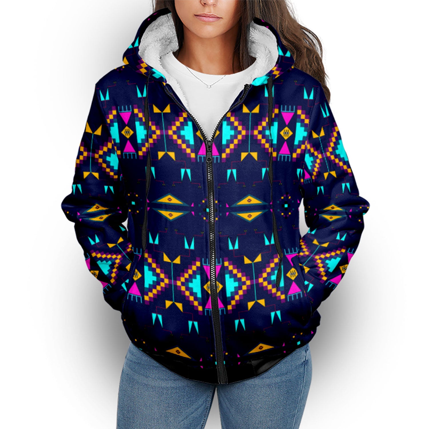 Rite of Passage Prairie Night Sherpa Hoodie