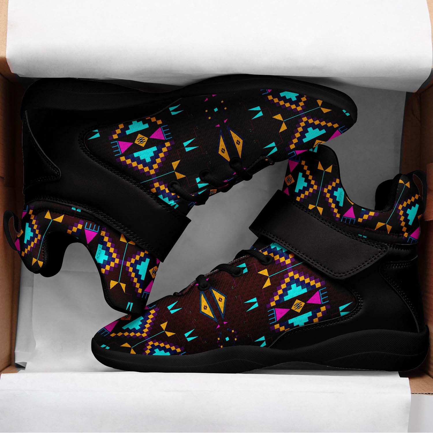 Rite of Passage Pemmican Berry Ipottaa Basketball / Sport High Top Shoes - Black Sole