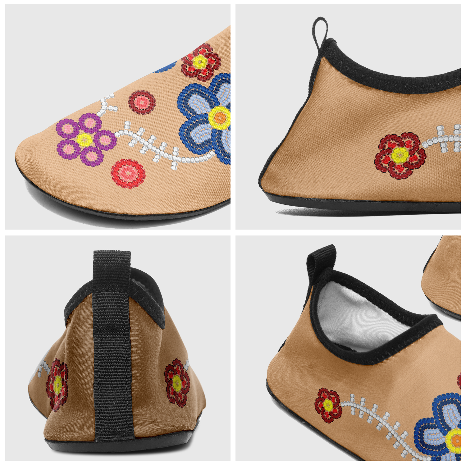 Wildflower Dreams 2 Kid's Sockamoccs Slip On Shoes