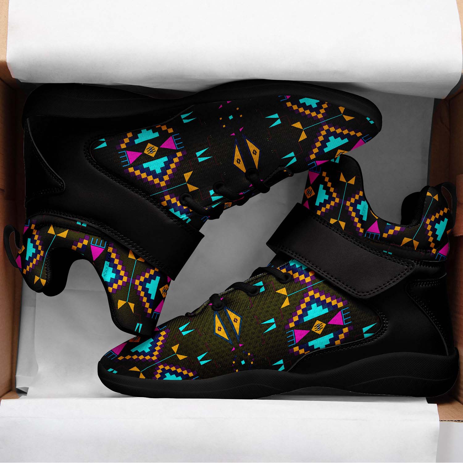 Rite of Passage Olive Ipottaa Basketball / Sport High Top Shoes - Black Sole