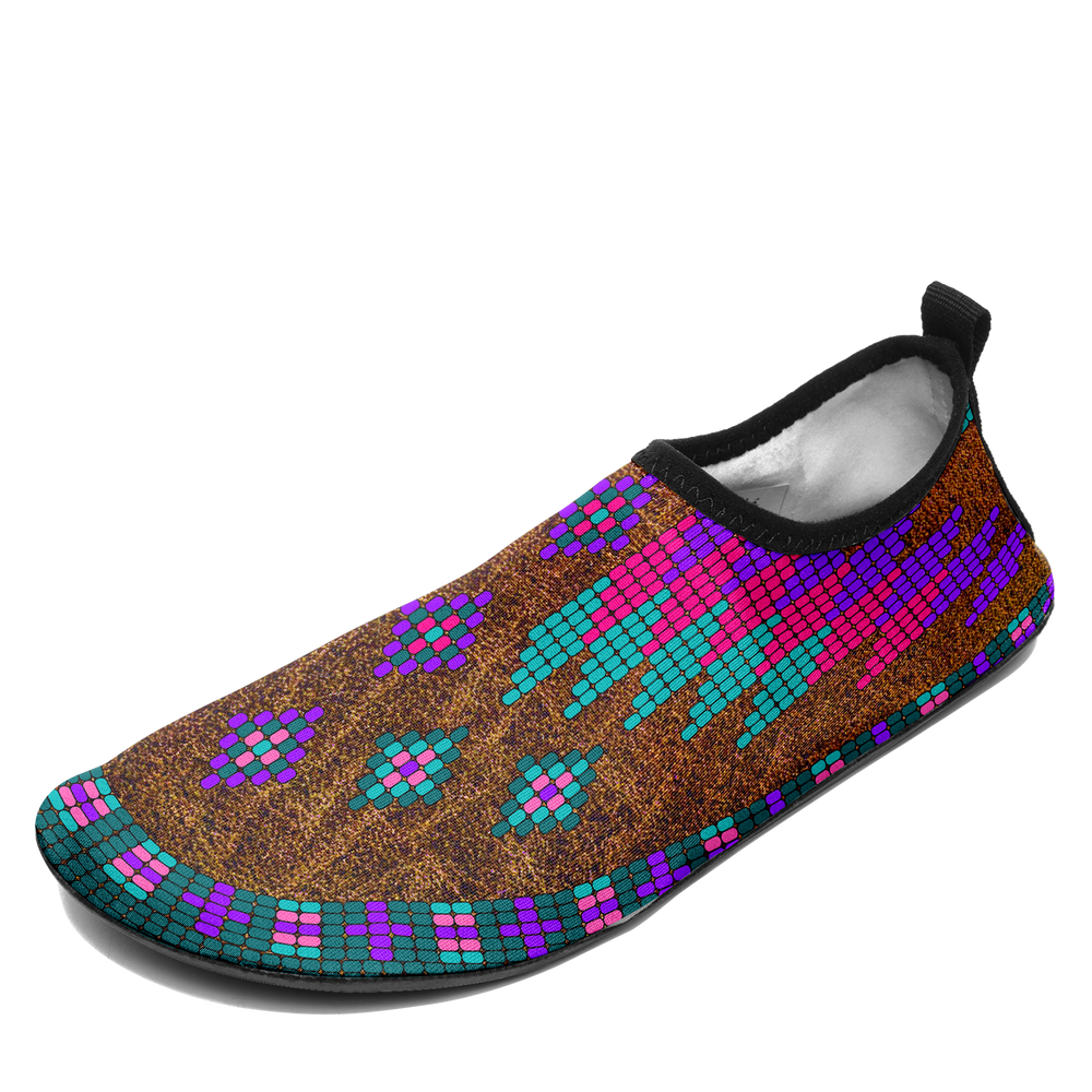 Traditional Powwow 12 Kid's Sockamoccs Slip On Shoes