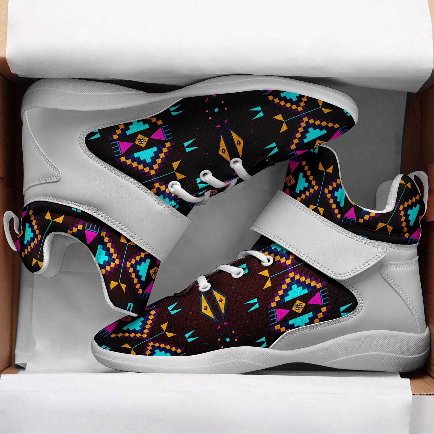 Rite of Passage Pemmican Berry Ipottaa Basketball / Sport High Top Shoes - White Sole