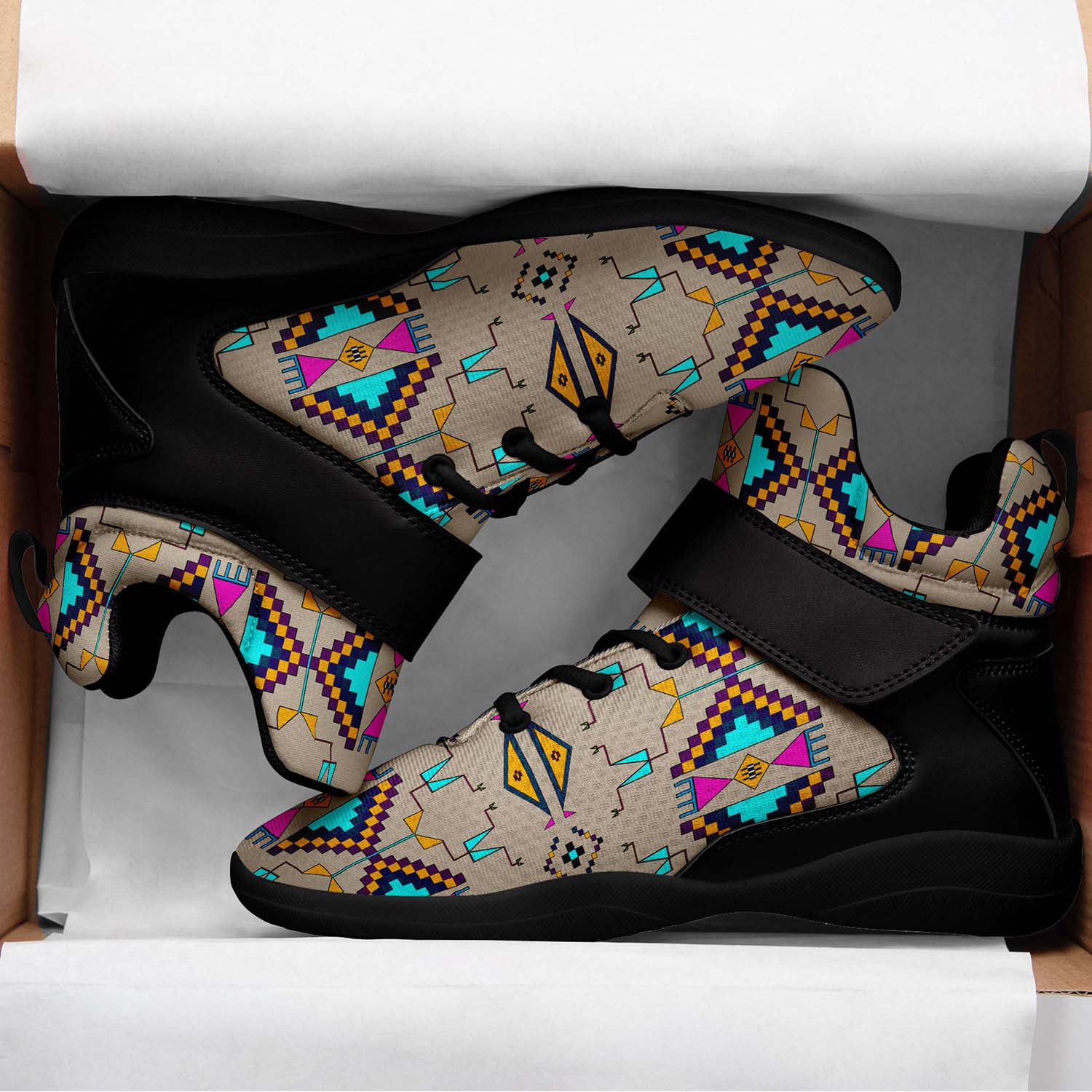 Rite of Passage Sand Ipottaa Basketball / Sport High Top Shoes - Black Sole