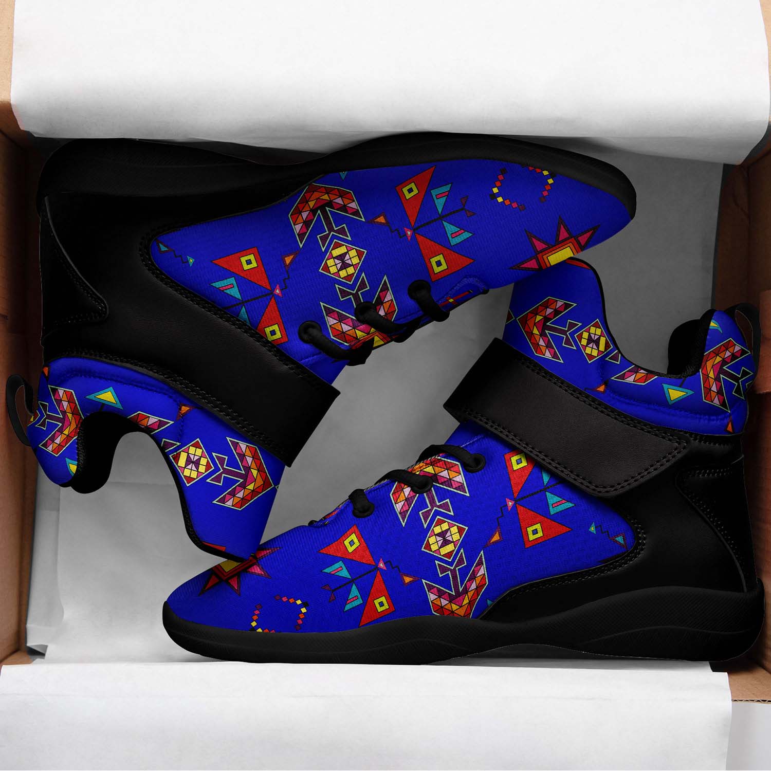 Scattered Generations Royal Ipottaa Basketball / Sport High Top Shoes - Black Sole