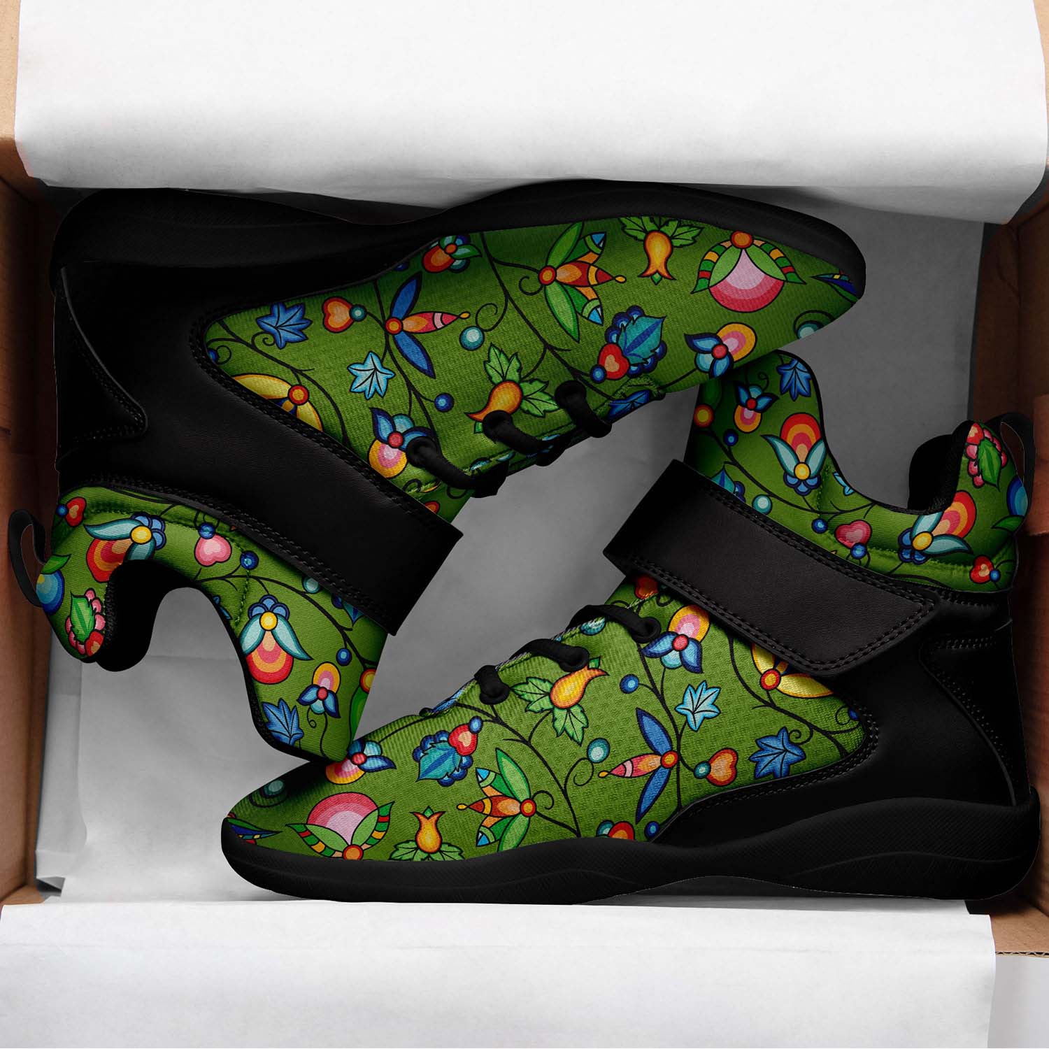 Prairie Plains Spirit Sweetgrass Ipottaa Basketball / Sport High Top Shoes - Black Sole