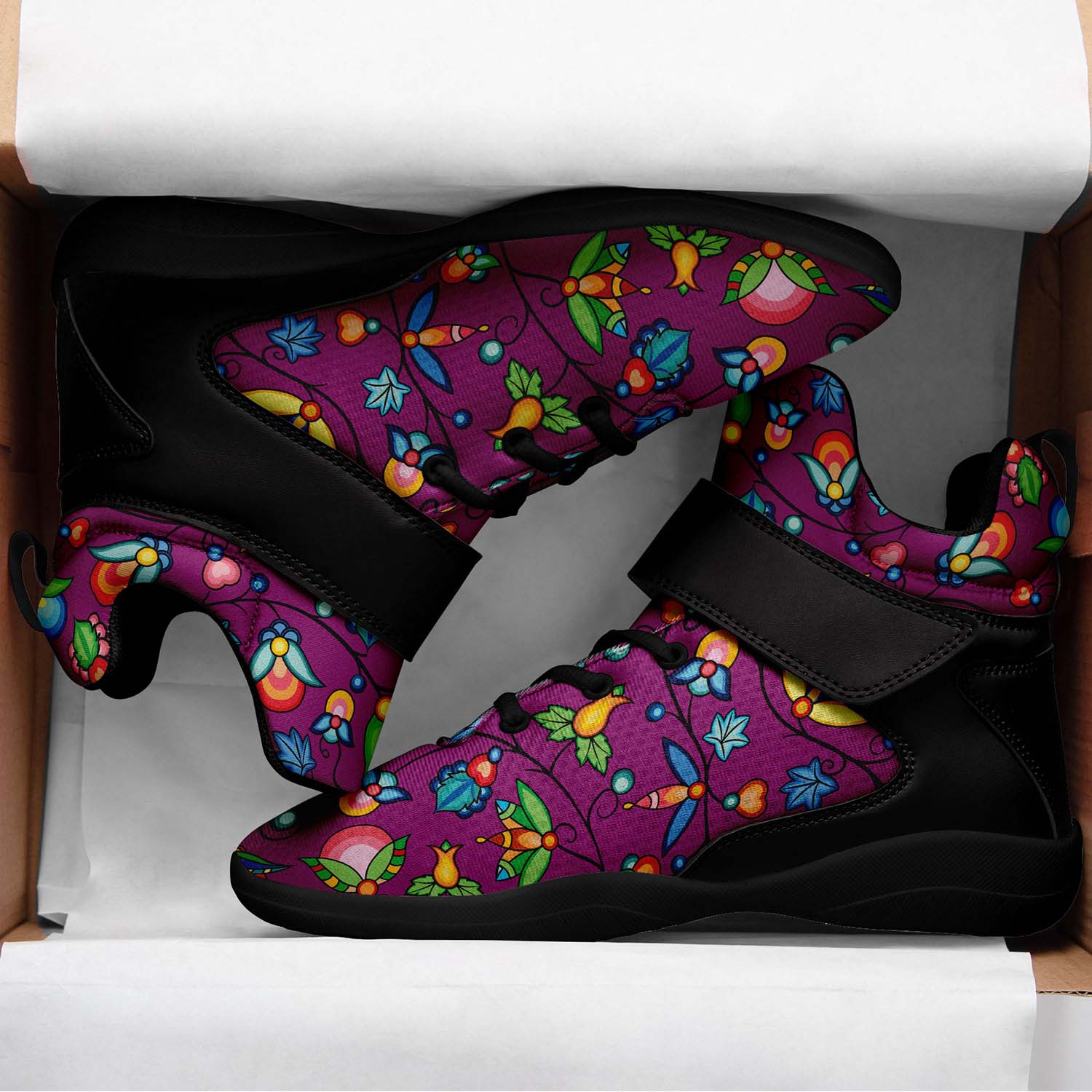 Prairie Plains Spirit Berry Soup Ipottaa Basketball / Sport High Top Shoes - Black Sole