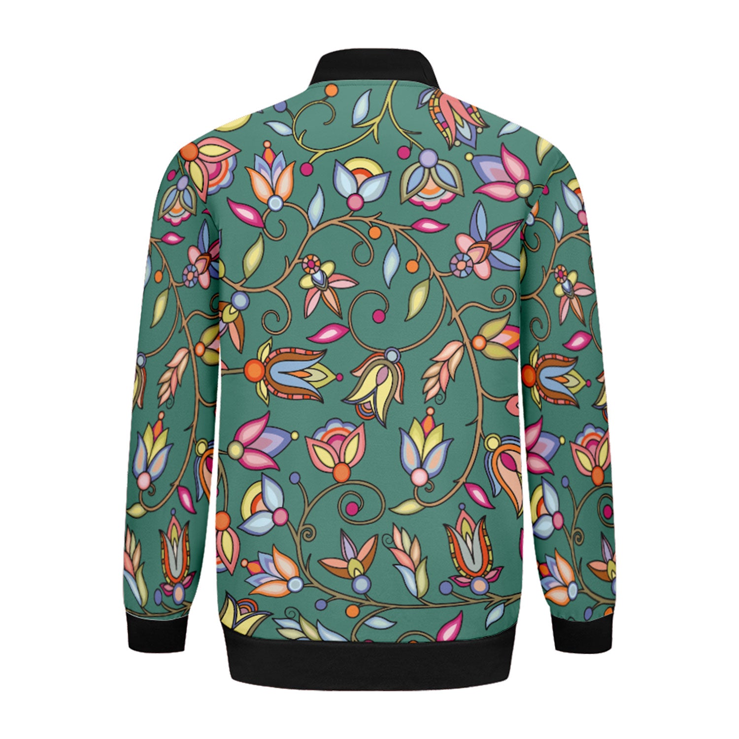 Buffalo Bloom Pond Reflection Zippered Collared Lightweight Jacket