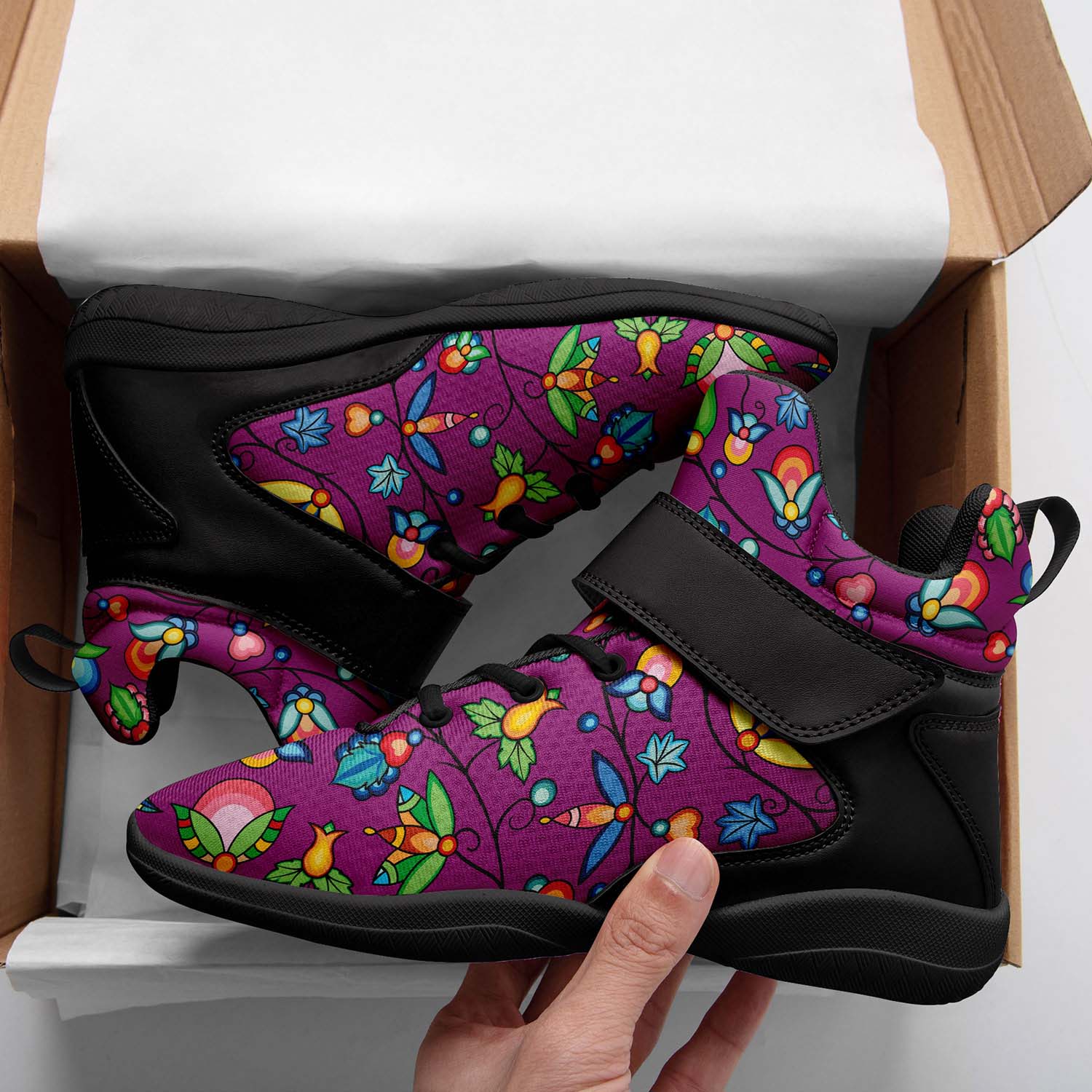 Prairie Plains Spirit Berry Soup Ipottaa Basketball / Sport High Top Shoes - Black Sole
