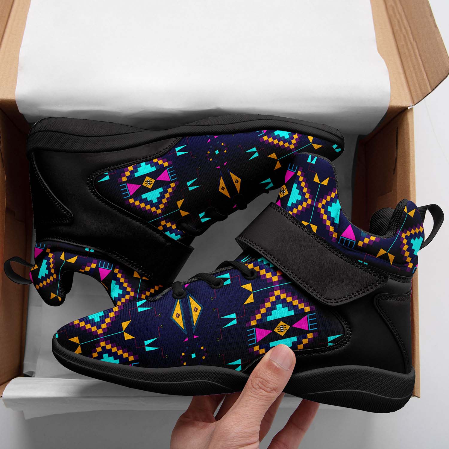 Rite of Passage Prairie Night Ipottaa Basketball / Sport High Top Shoes - Black Sole