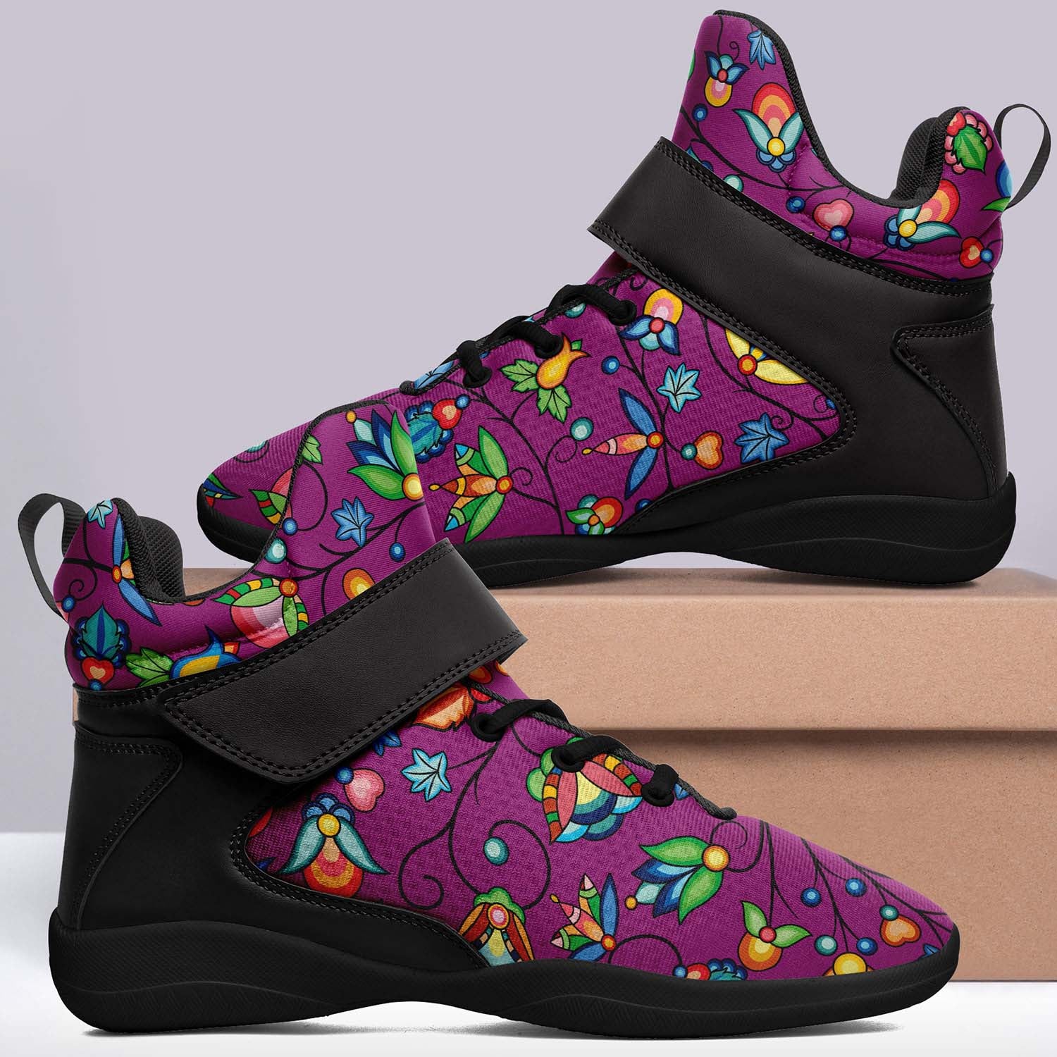 Prairie Plains Spirit Berry Soup Ipottaa Basketball / Sport High Top Shoes - Black Sole