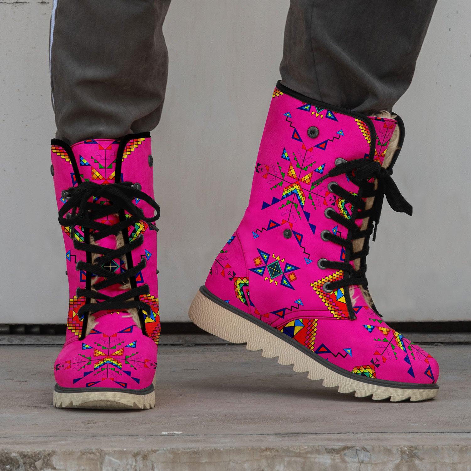 Buffalo Jump Pink Polar Winter Boots