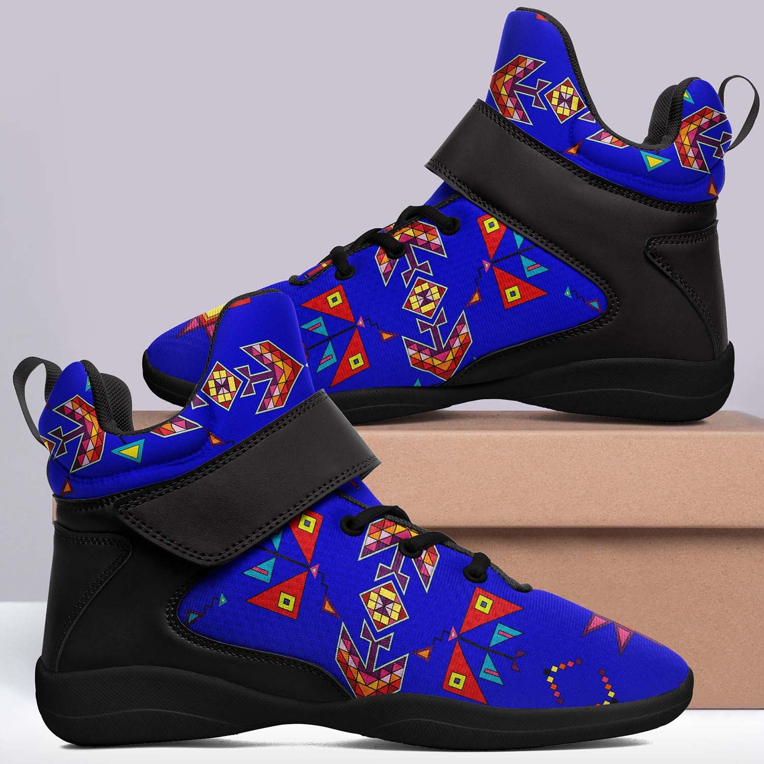 Scattered Generations Royal Ipottaa Basketball / Sport High Top Shoes - Black Sole
