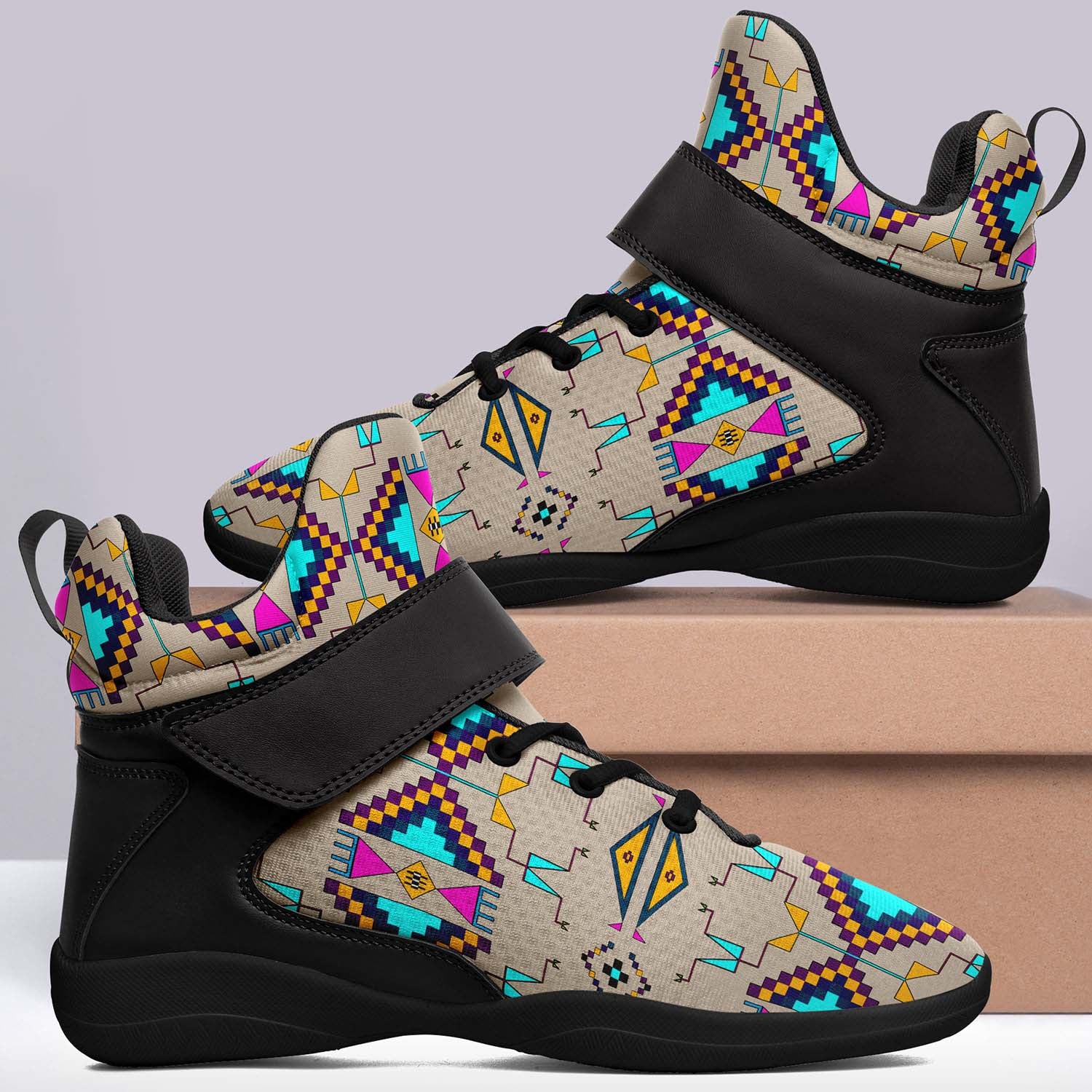 Rite of Passage Sand Ipottaa Basketball / Sport High Top Shoes - Black Sole