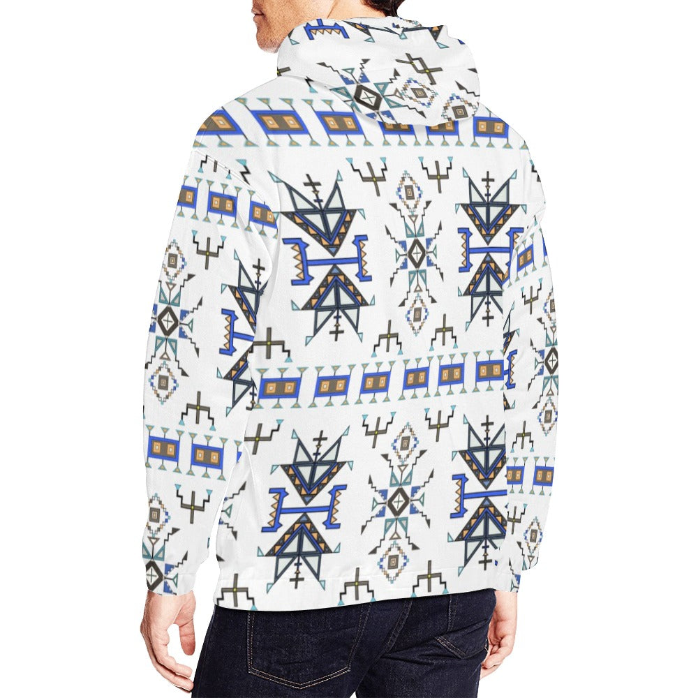 Eagle Strike White Hoodie for Men (USA Size)