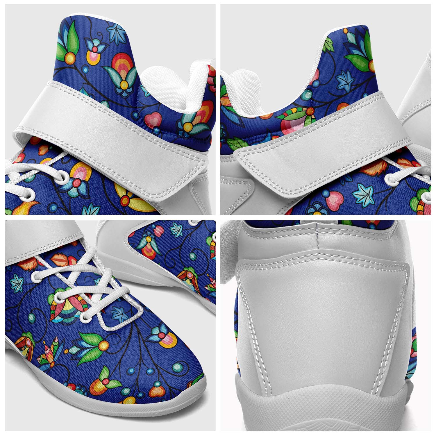 Prairie Plains Spirit Nightfall Ipottaa Basketball / Sport High Top Shoes - White Sole