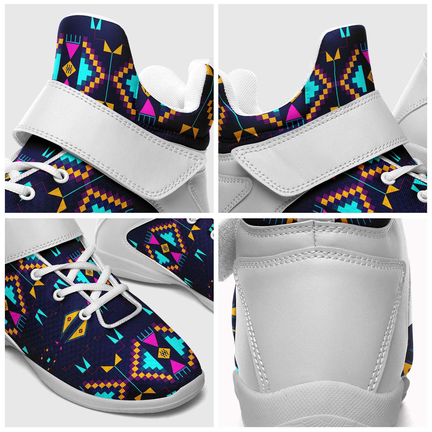 Rite of Passage Prairie Night Ipottaa Basketball / Sport High Top Shoes - White Sole