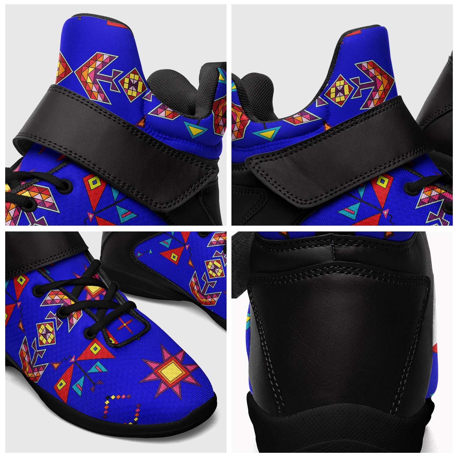 Scattered Generations Royal Ipottaa Basketball / Sport High Top Shoes - Black Sole