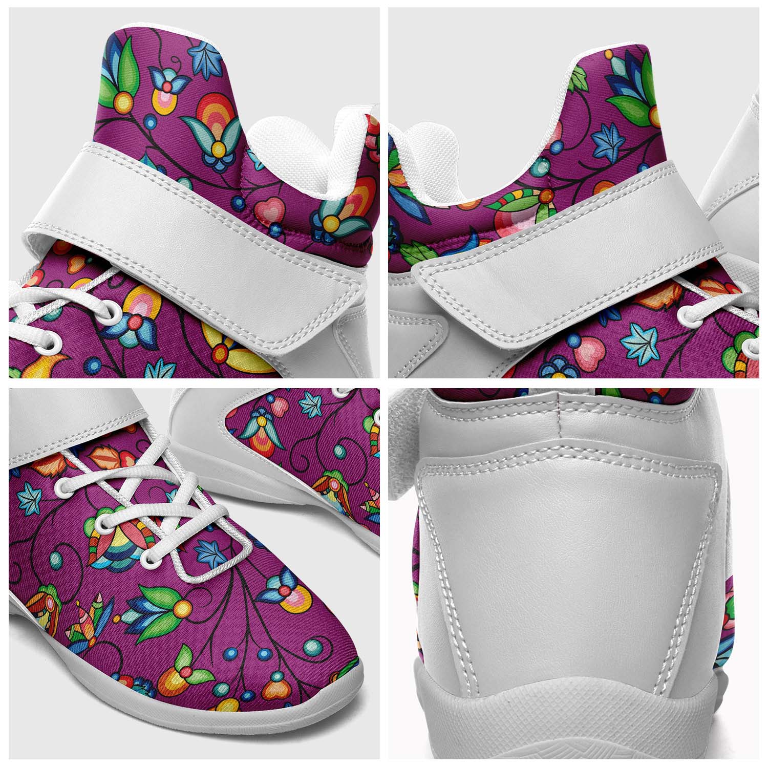 Prairie Plains Spirit Berry Soup Ipottaa Basketball / Sport High Top Shoes - White Sole