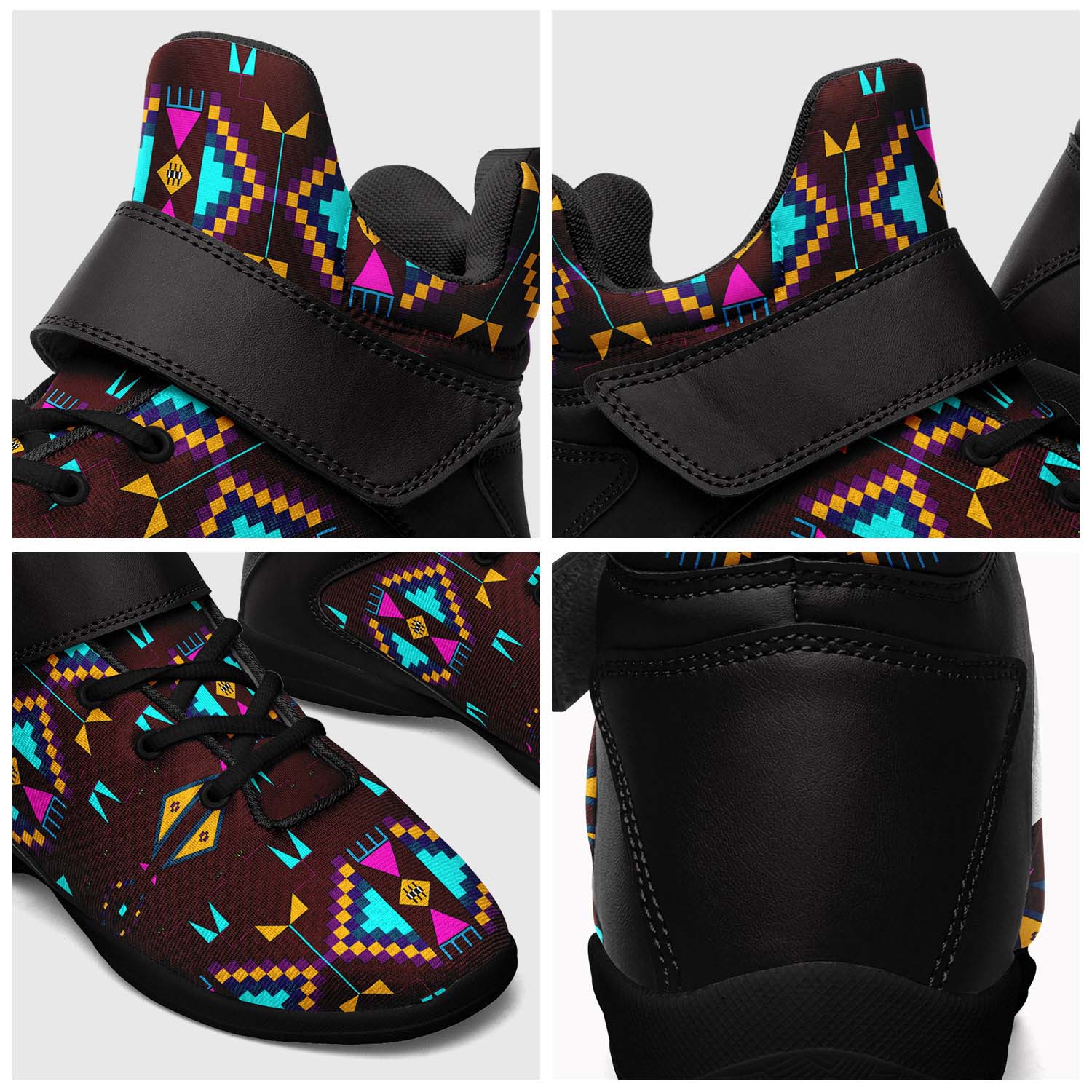Rite of Passage Pemmican Berry Ipottaa Basketball / Sport High Top Shoes - Black Sole